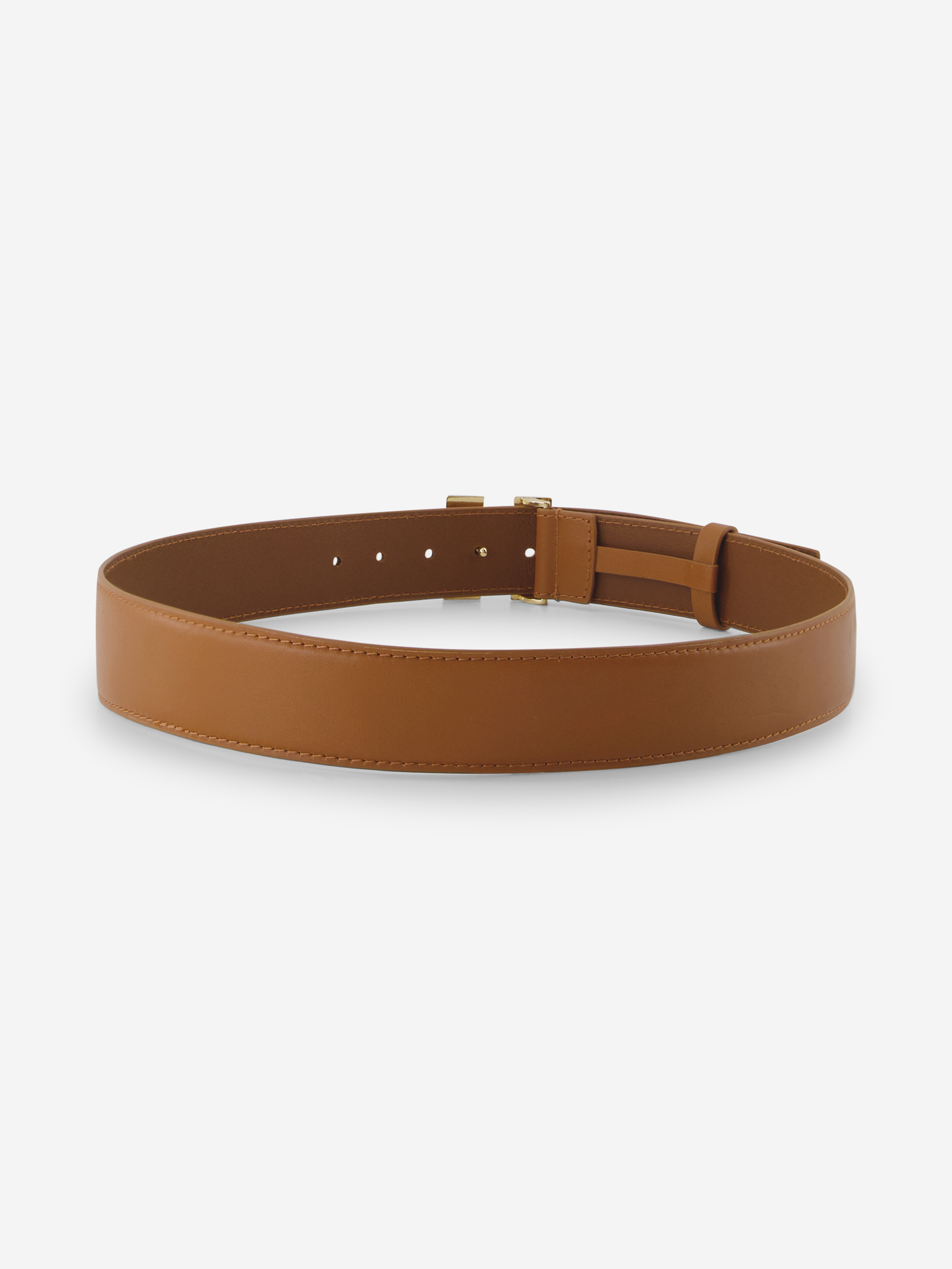 Leather belt with FIFTH HOUSE buckle
