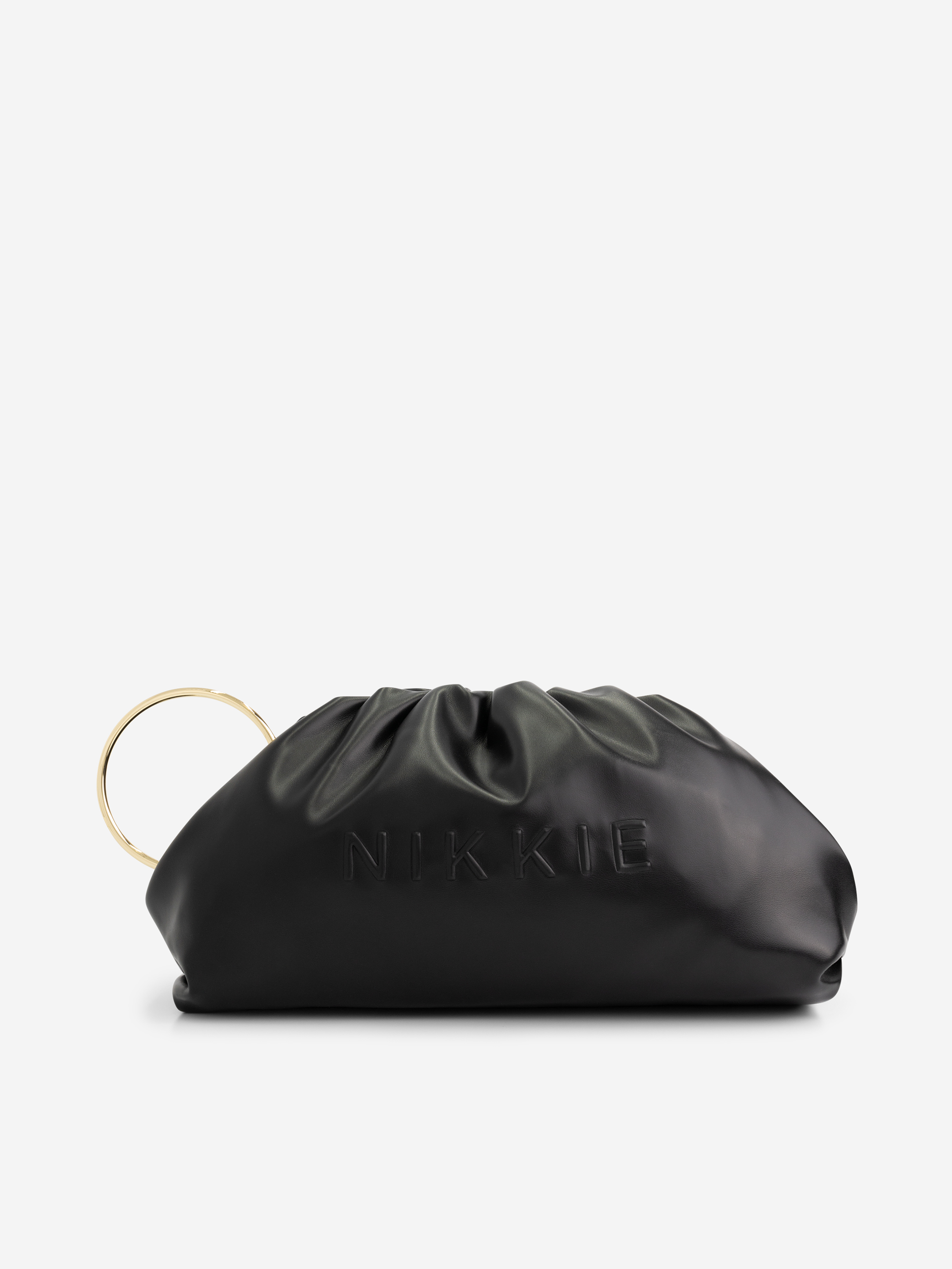 NIKKIE pouch clutch with ring 