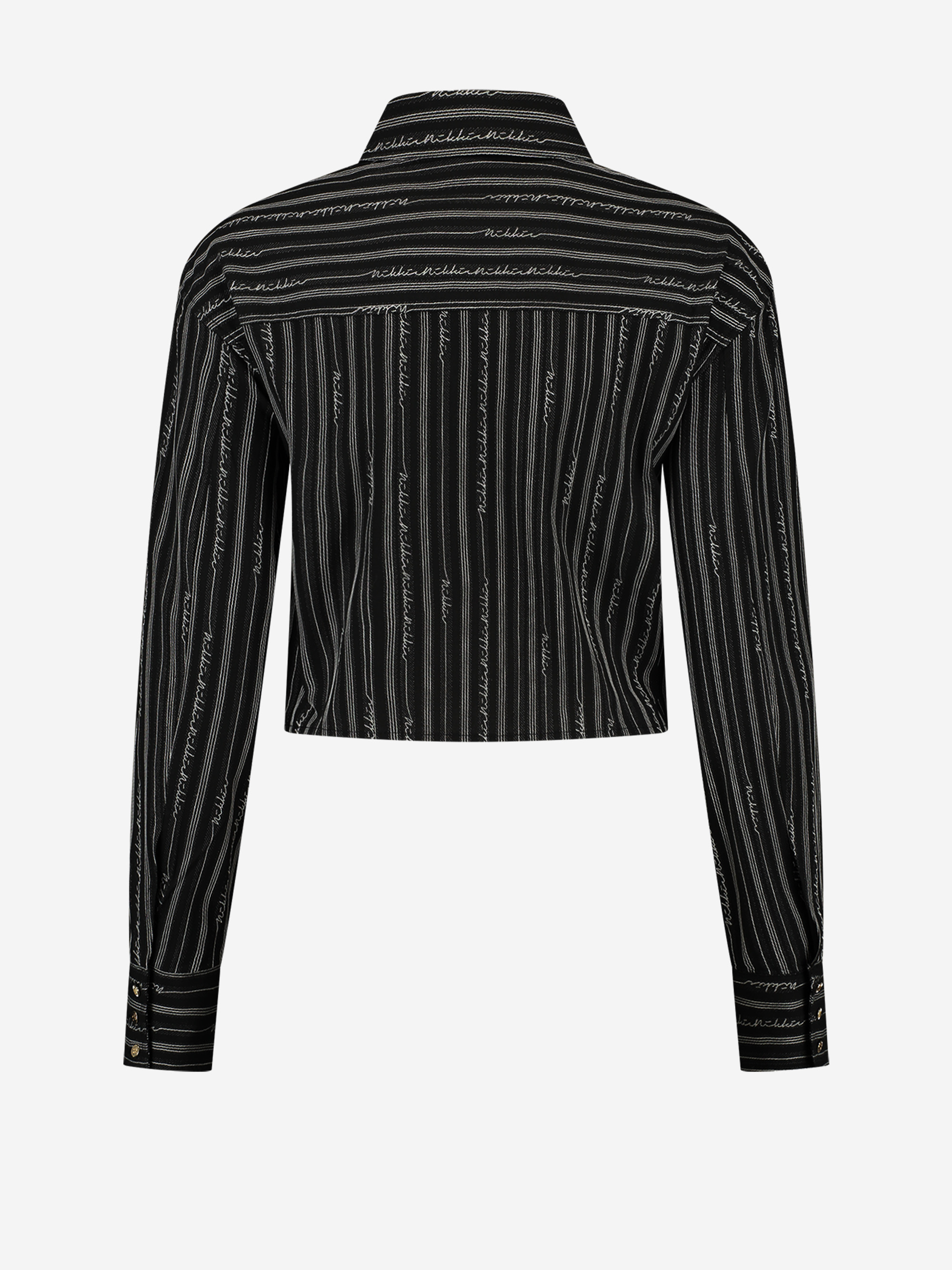 Blouse met logo patroon