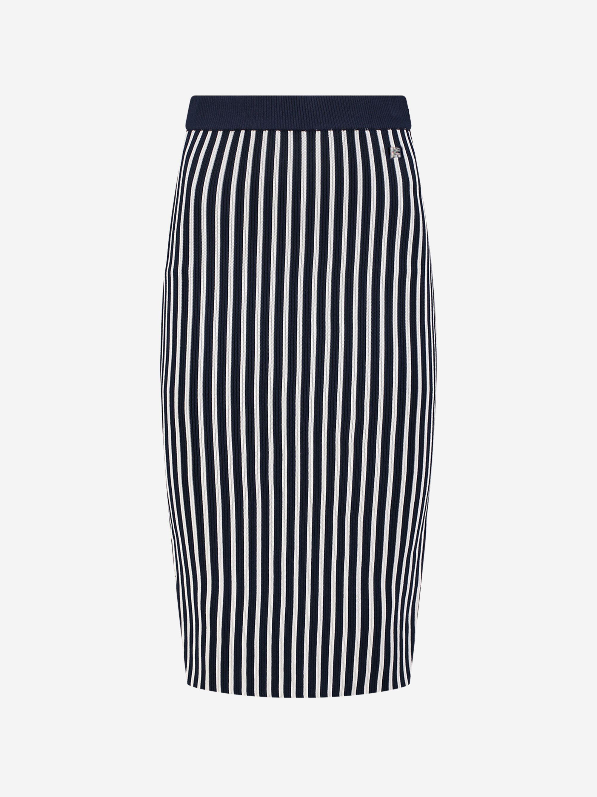 Fitted skirt with stripes 