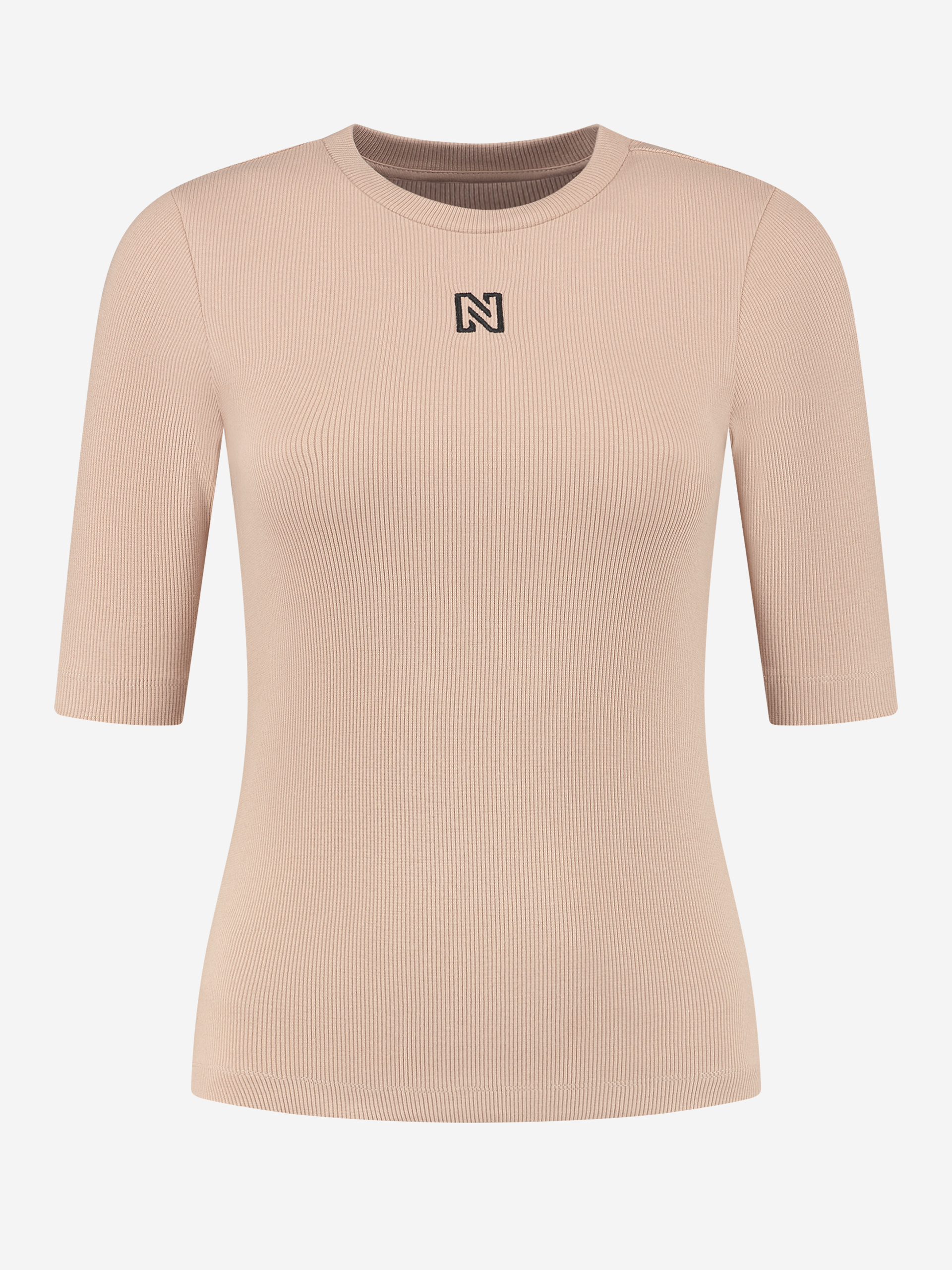 NIKKIE Rib Crewneck Top