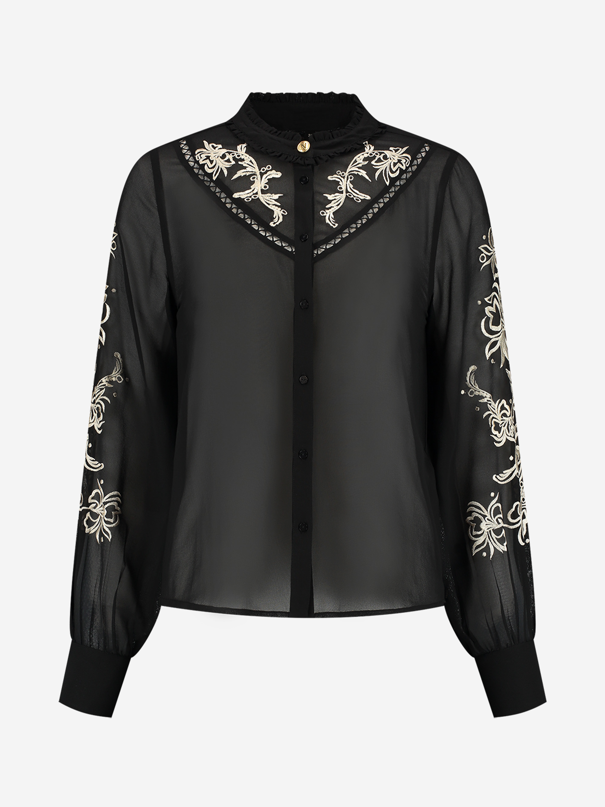 Blouse with Embroidery