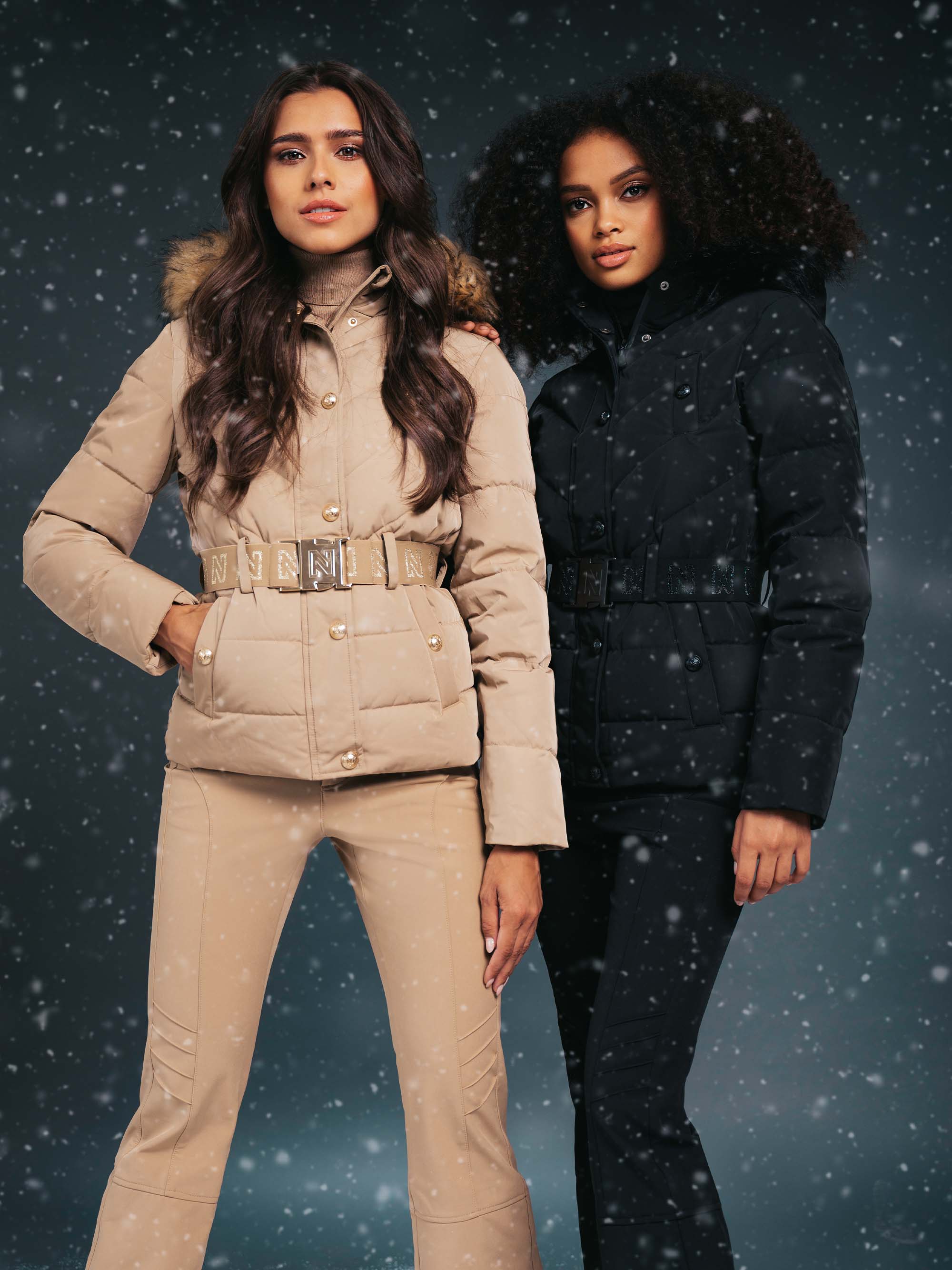NIKKIE Ski pants with belt 