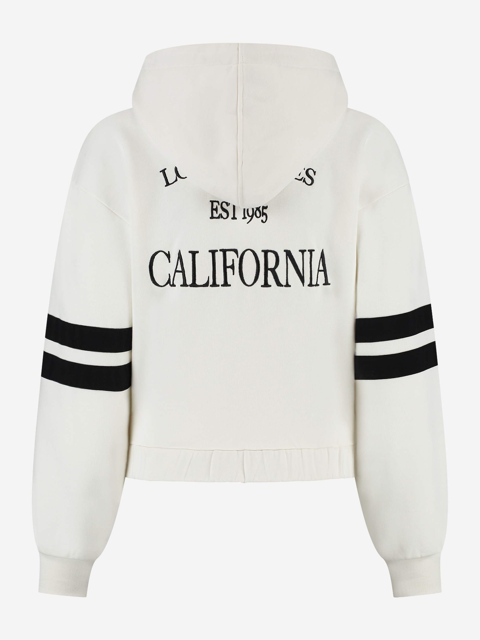 Short hoodie with N logo