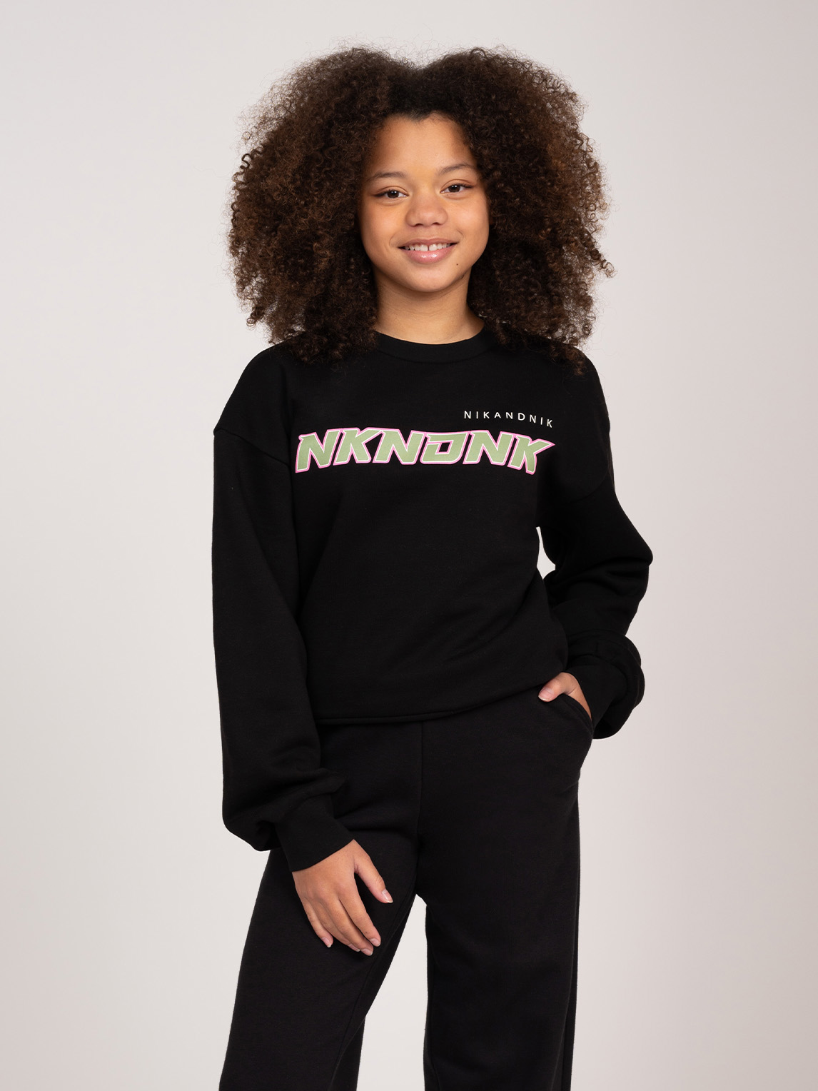 Sweatshirt with graphic logo