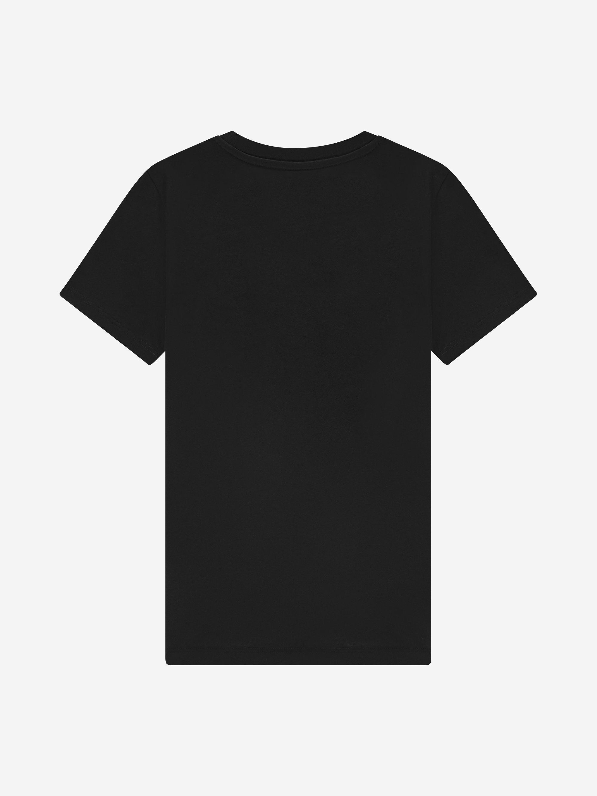 T-shirt with leopard print logo