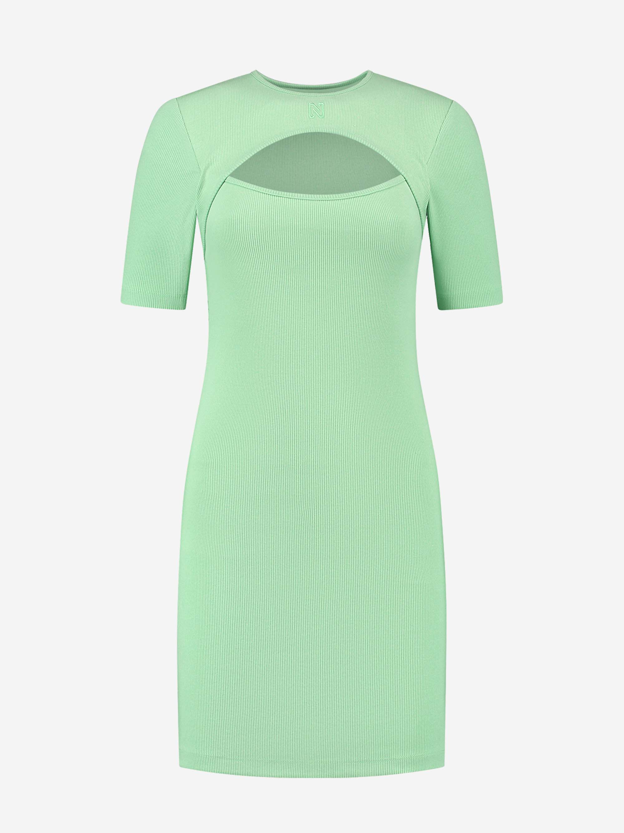 Cutout Rib Dress