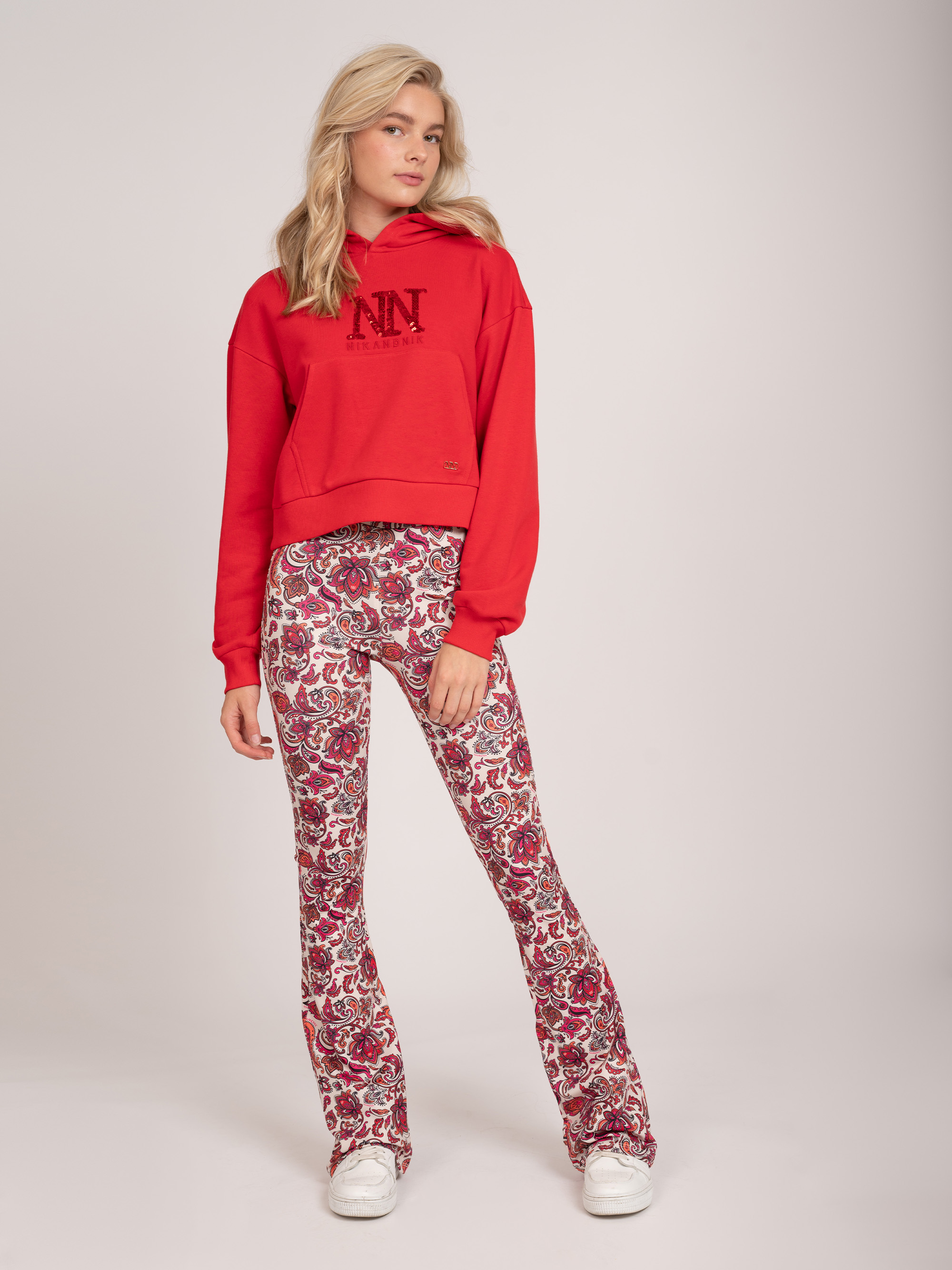 Printed Flared Pants