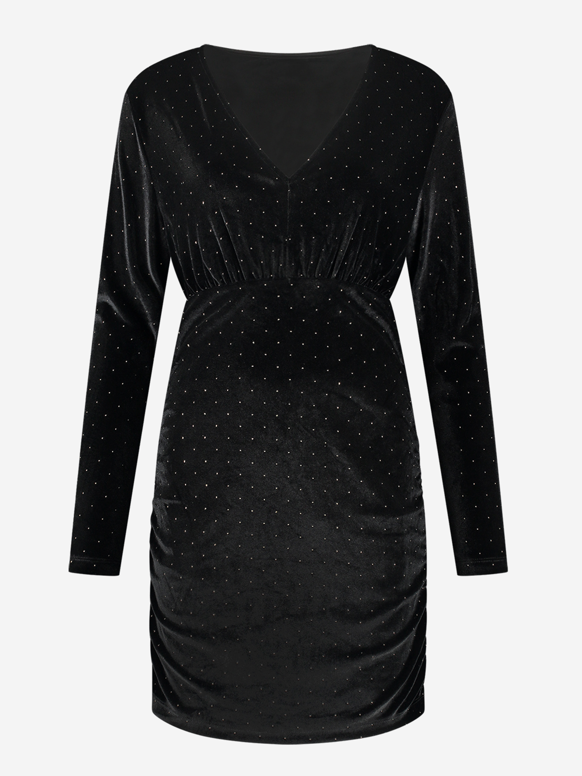 Velvet foil dress