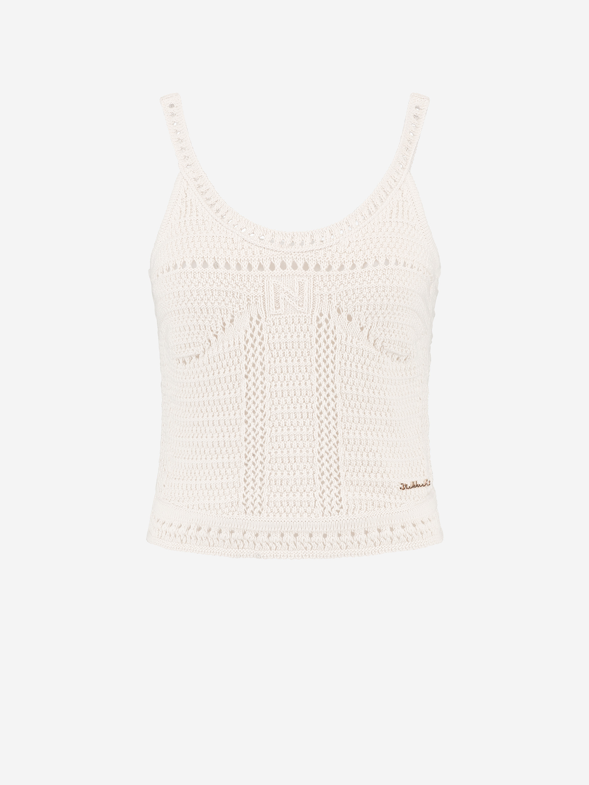 Top met crochet