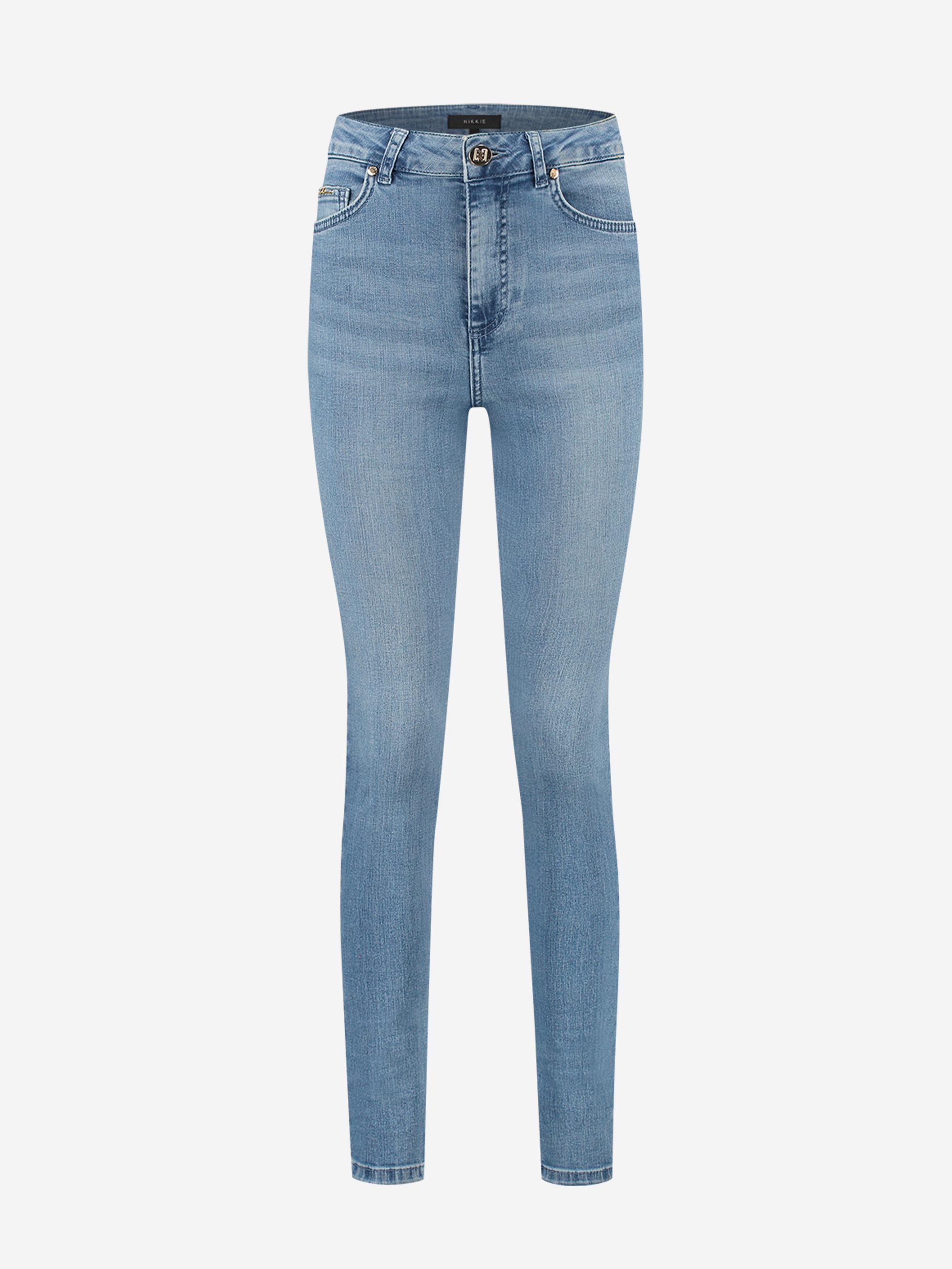Mid rise skinny jeans