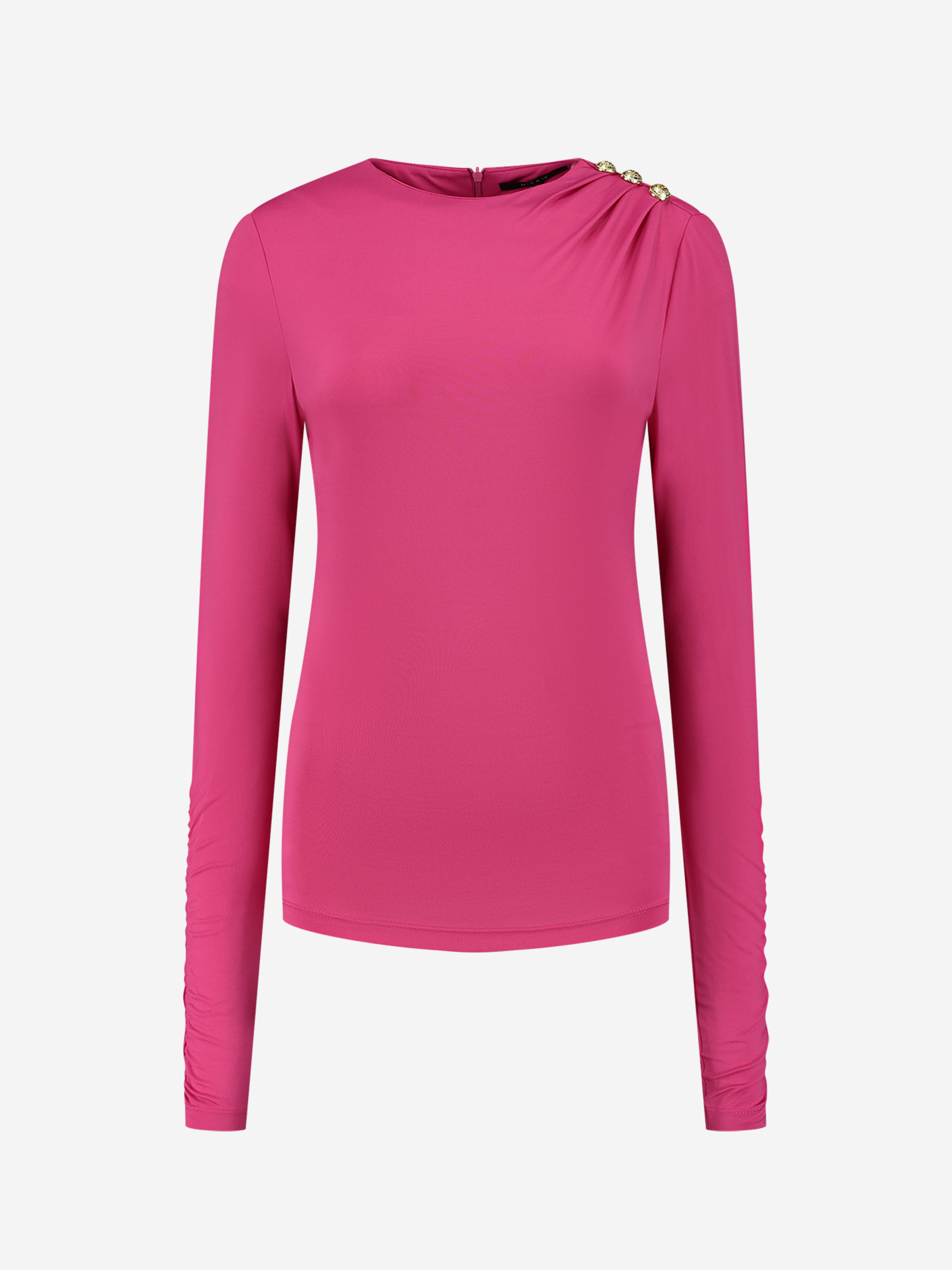 Draped shoulder top
