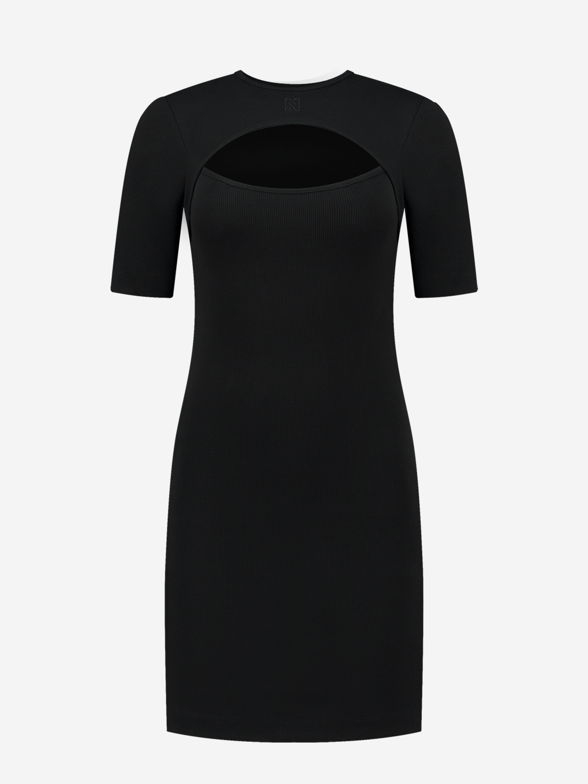 Cutout Rib Dress