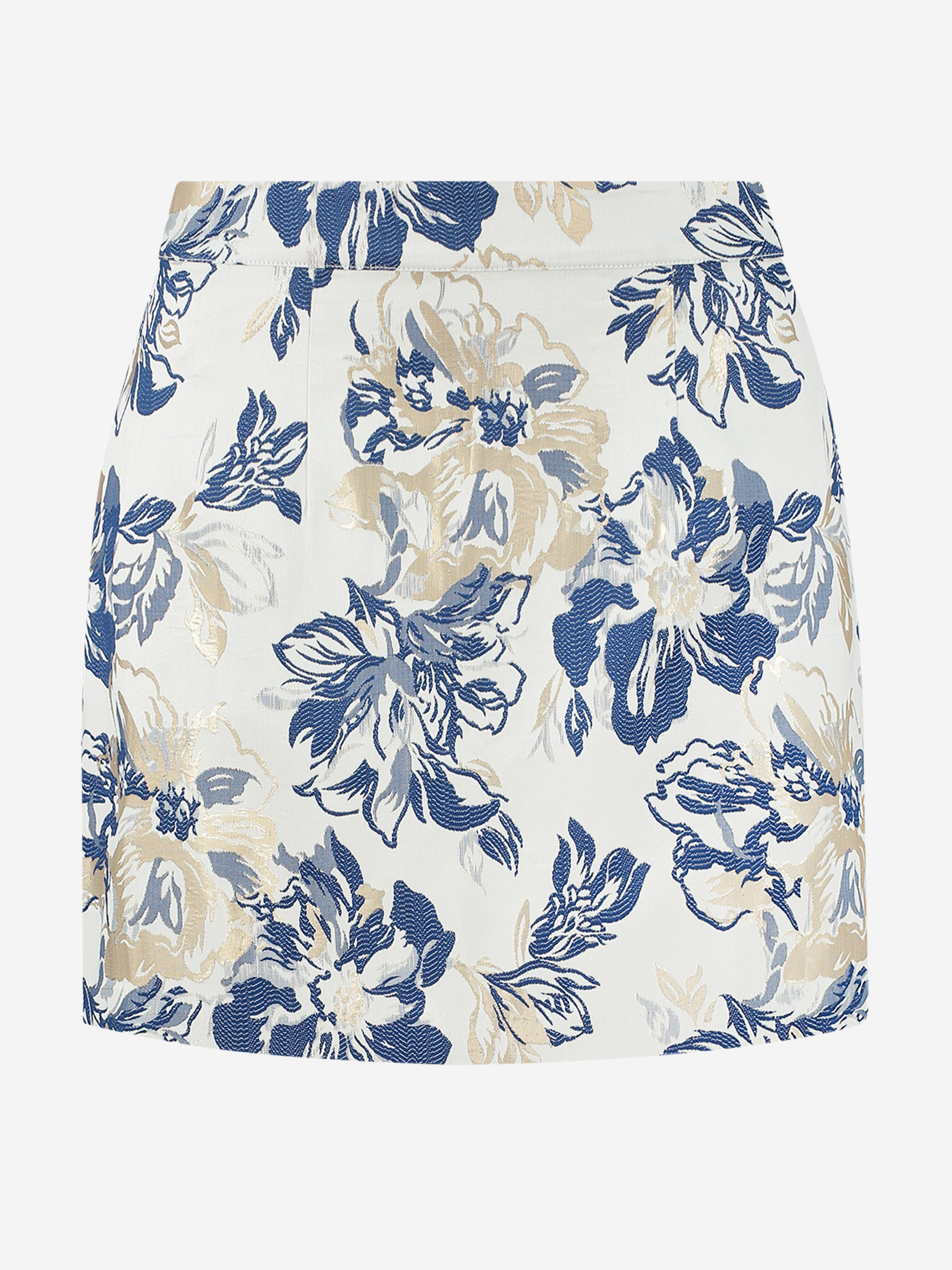 Jacquard woven fitted skirt  