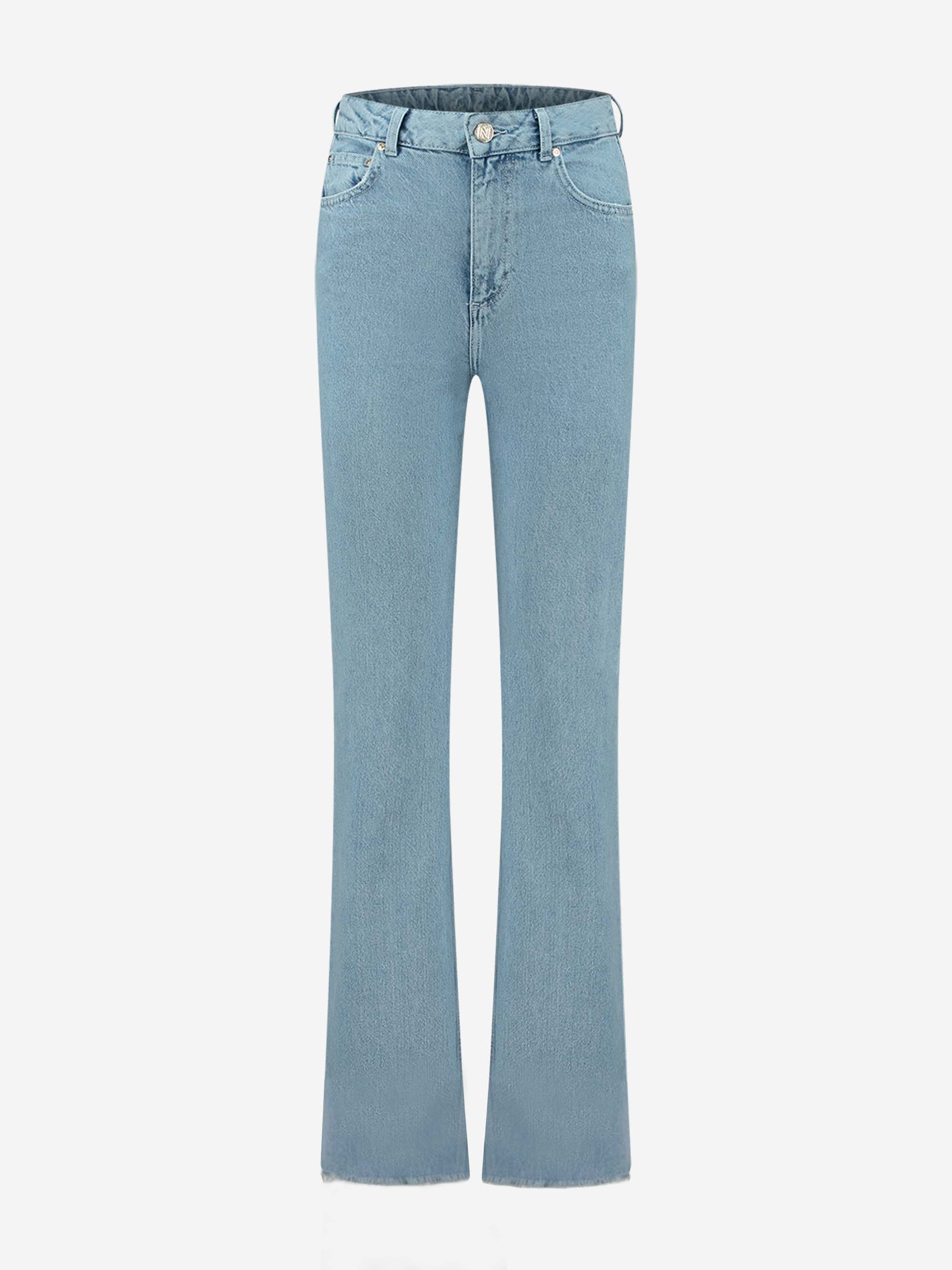 High rise denim jeans   