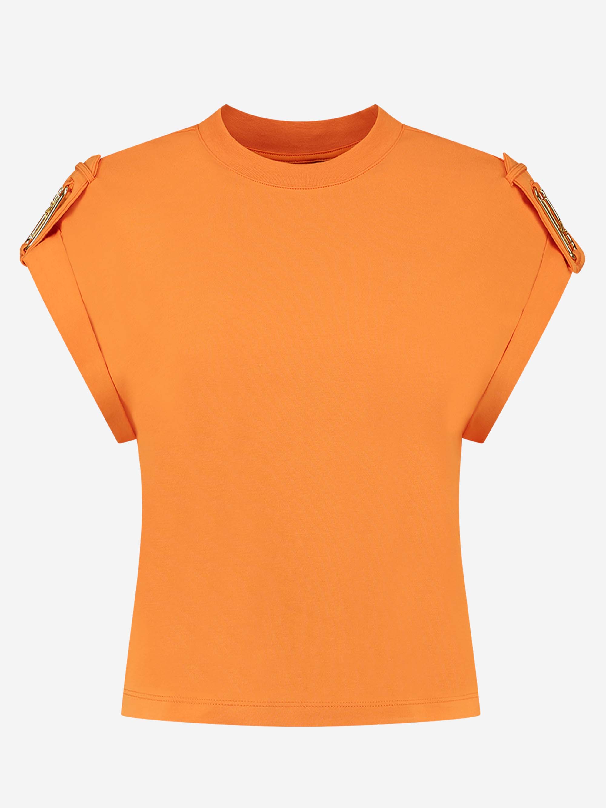 Epaulette Plate T-Shirt