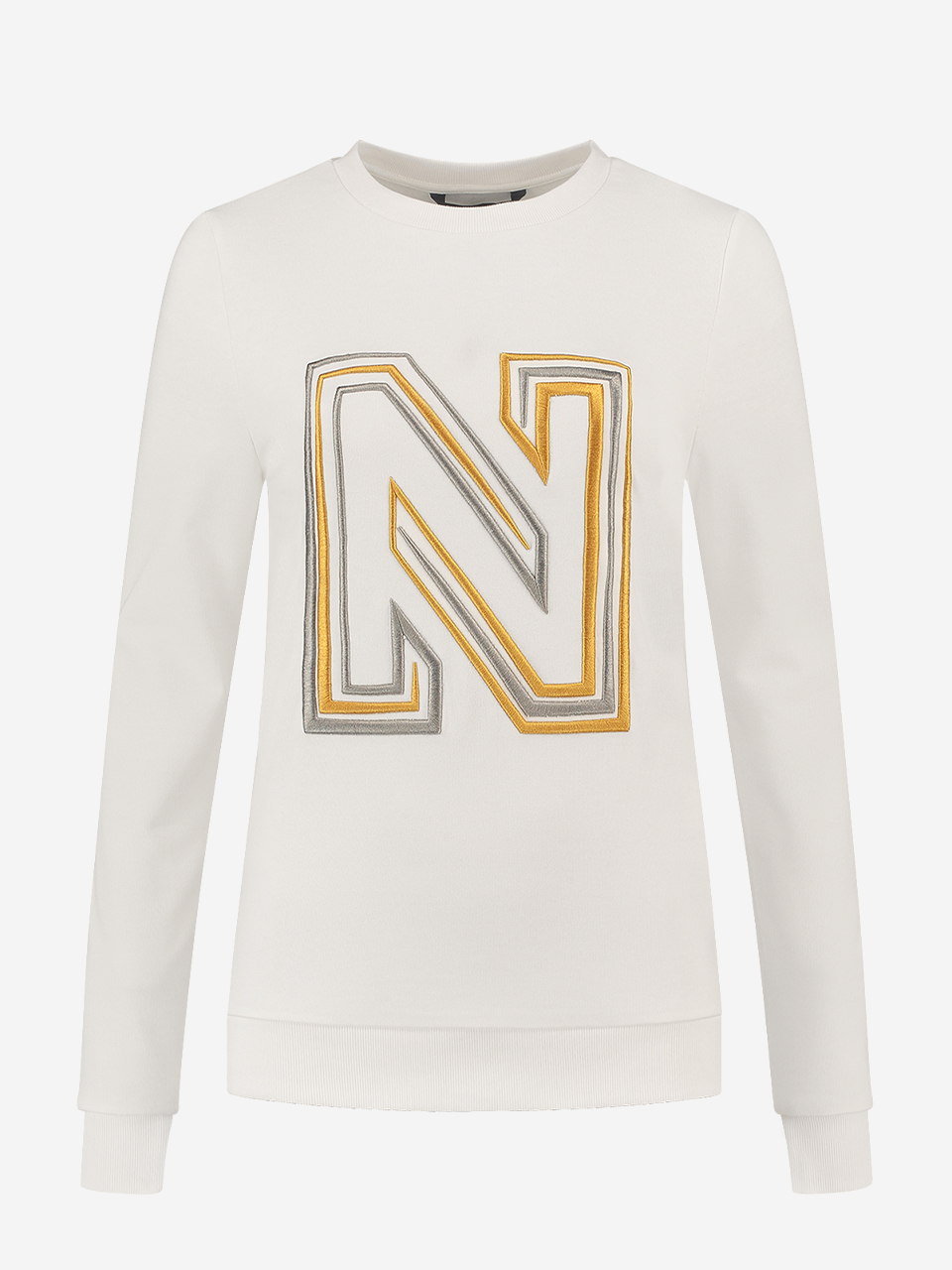 N Logo Embroidery Sweater