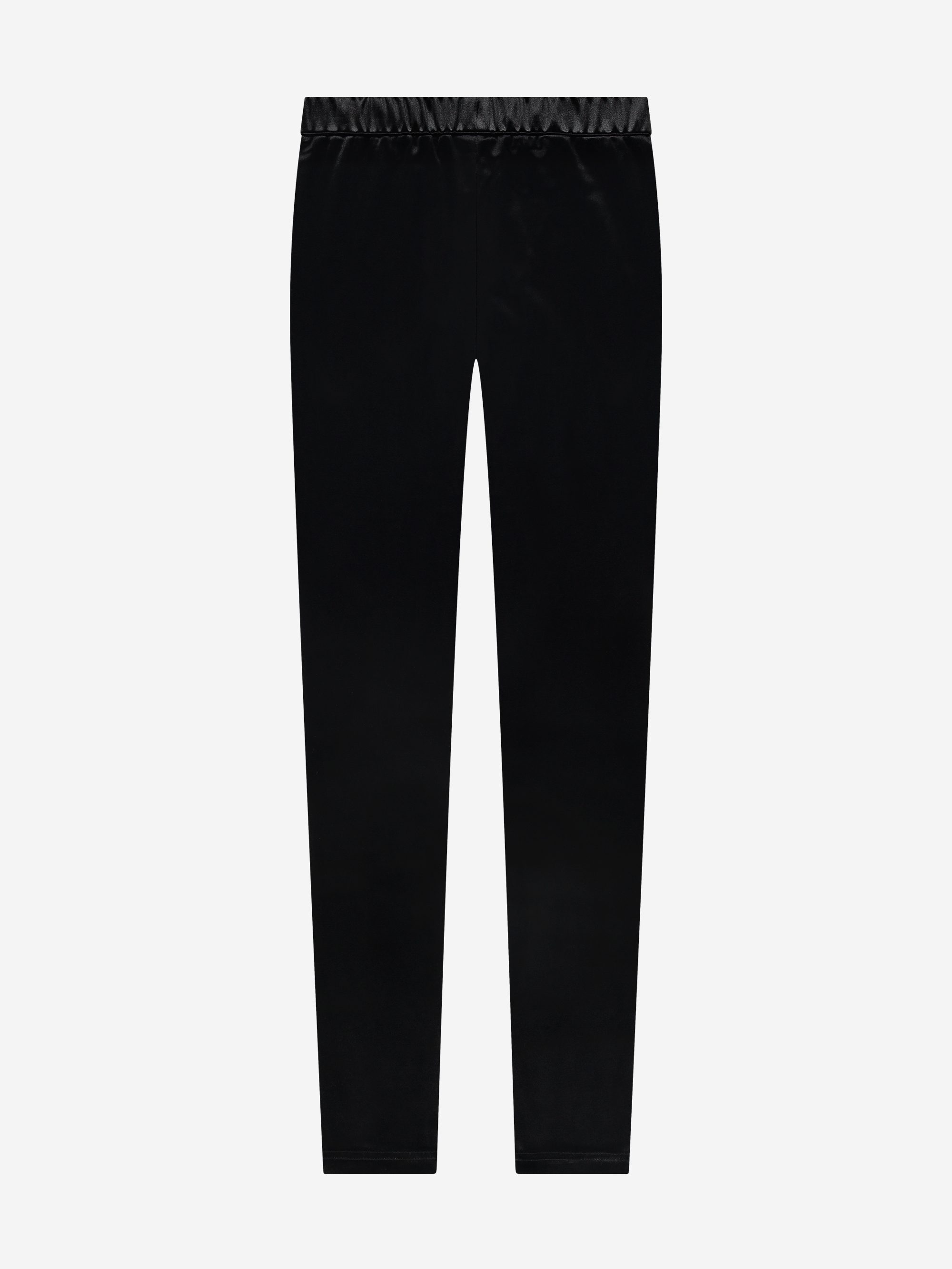 Leggings with velvet look and N&N logo
