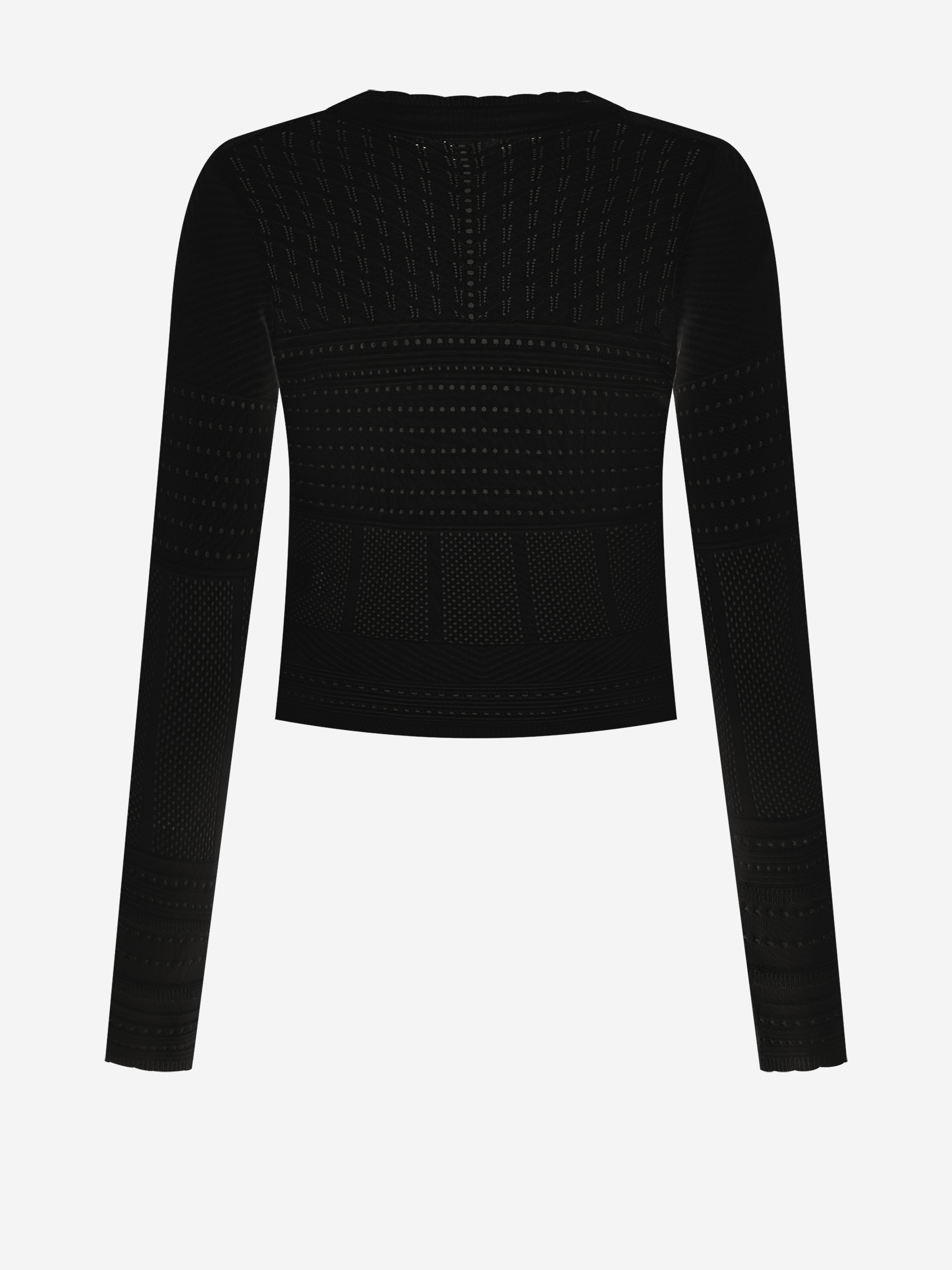 Ajour knitted cardigan