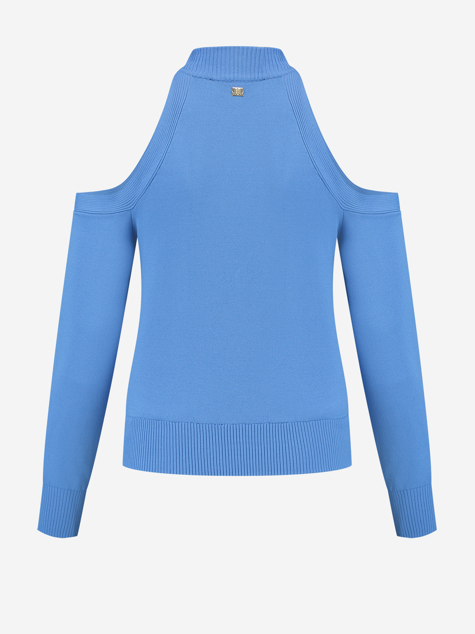 Sweater with open shoulders