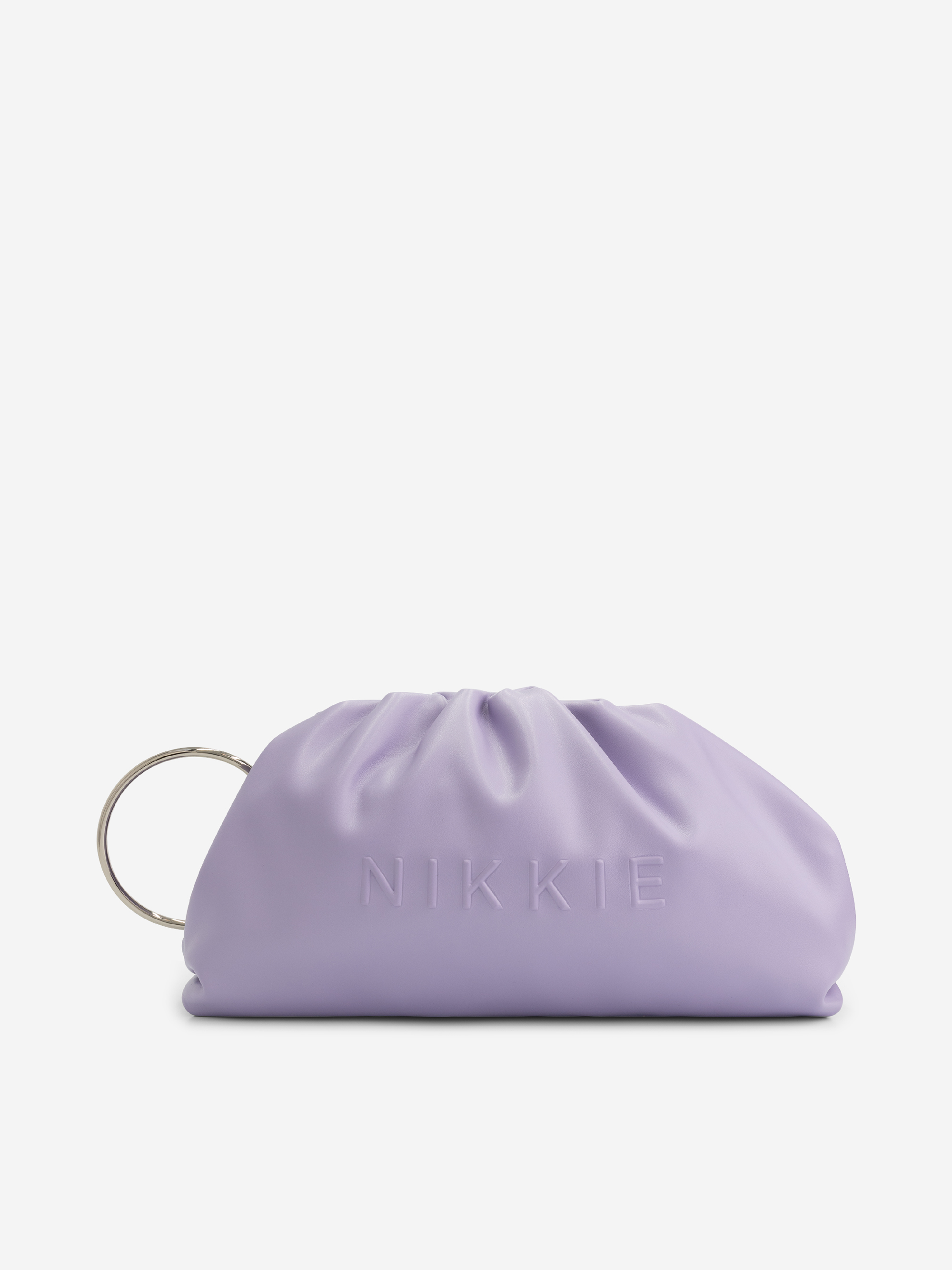NIKKIE pouch clutch with ring 