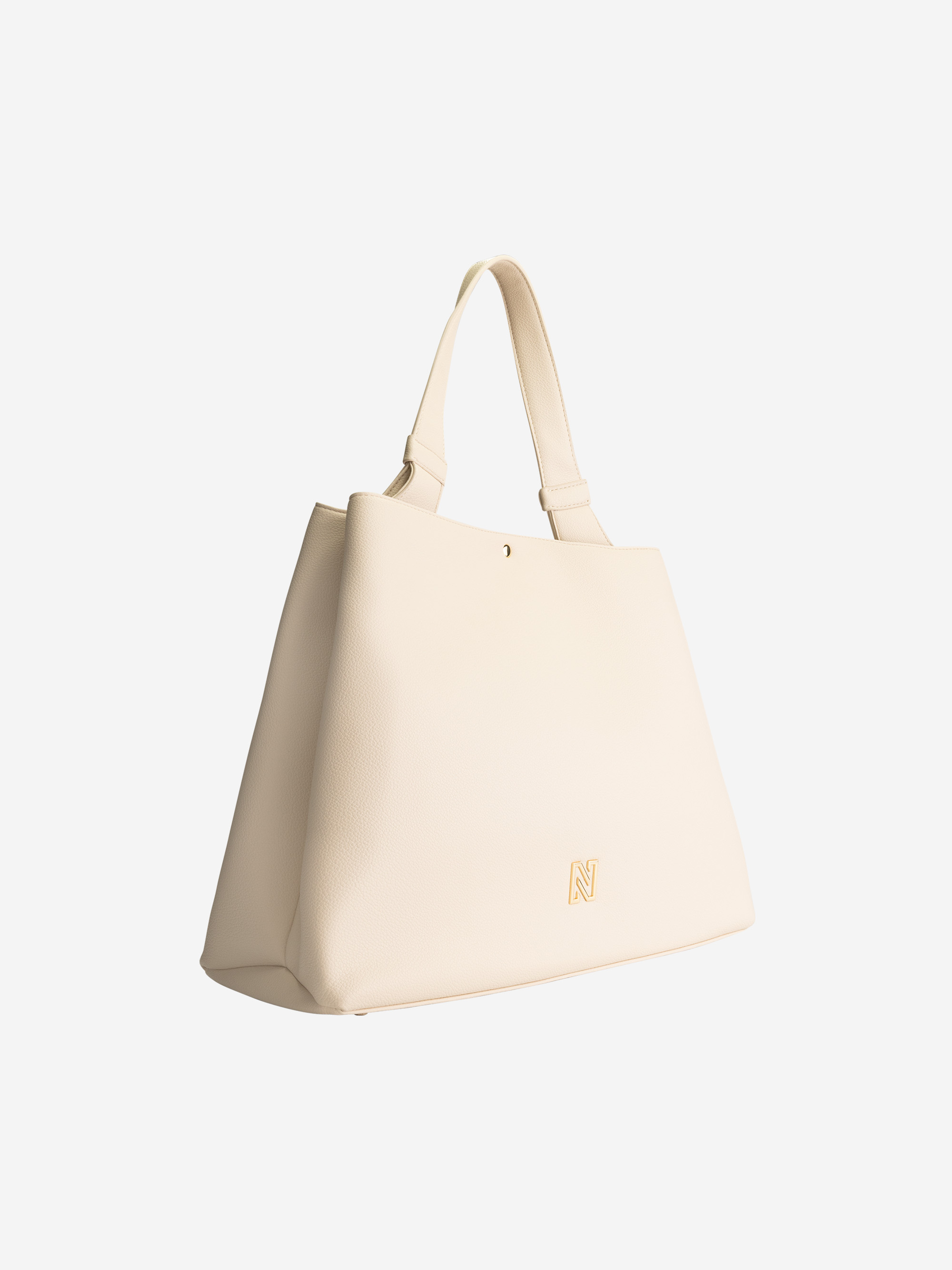 Solid shopper with N-logo