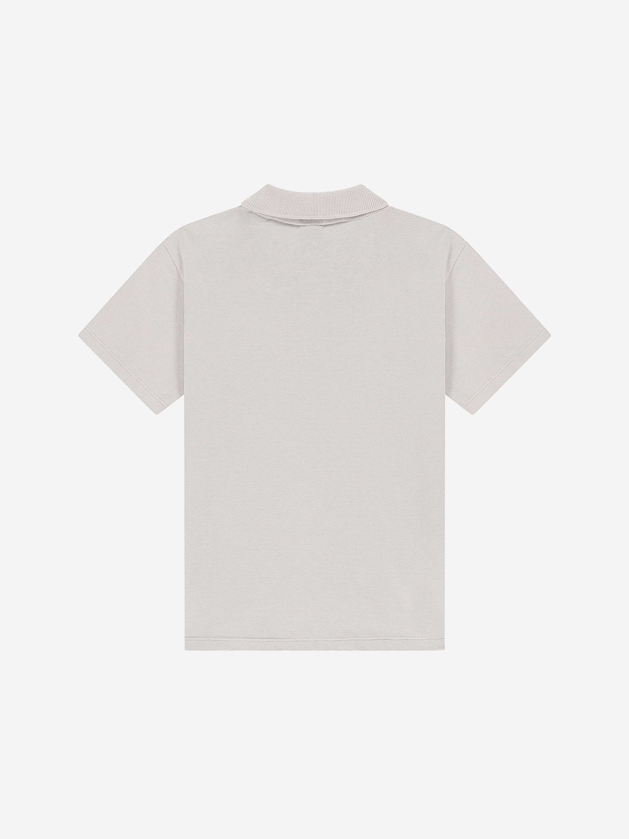 Polo with logo patch