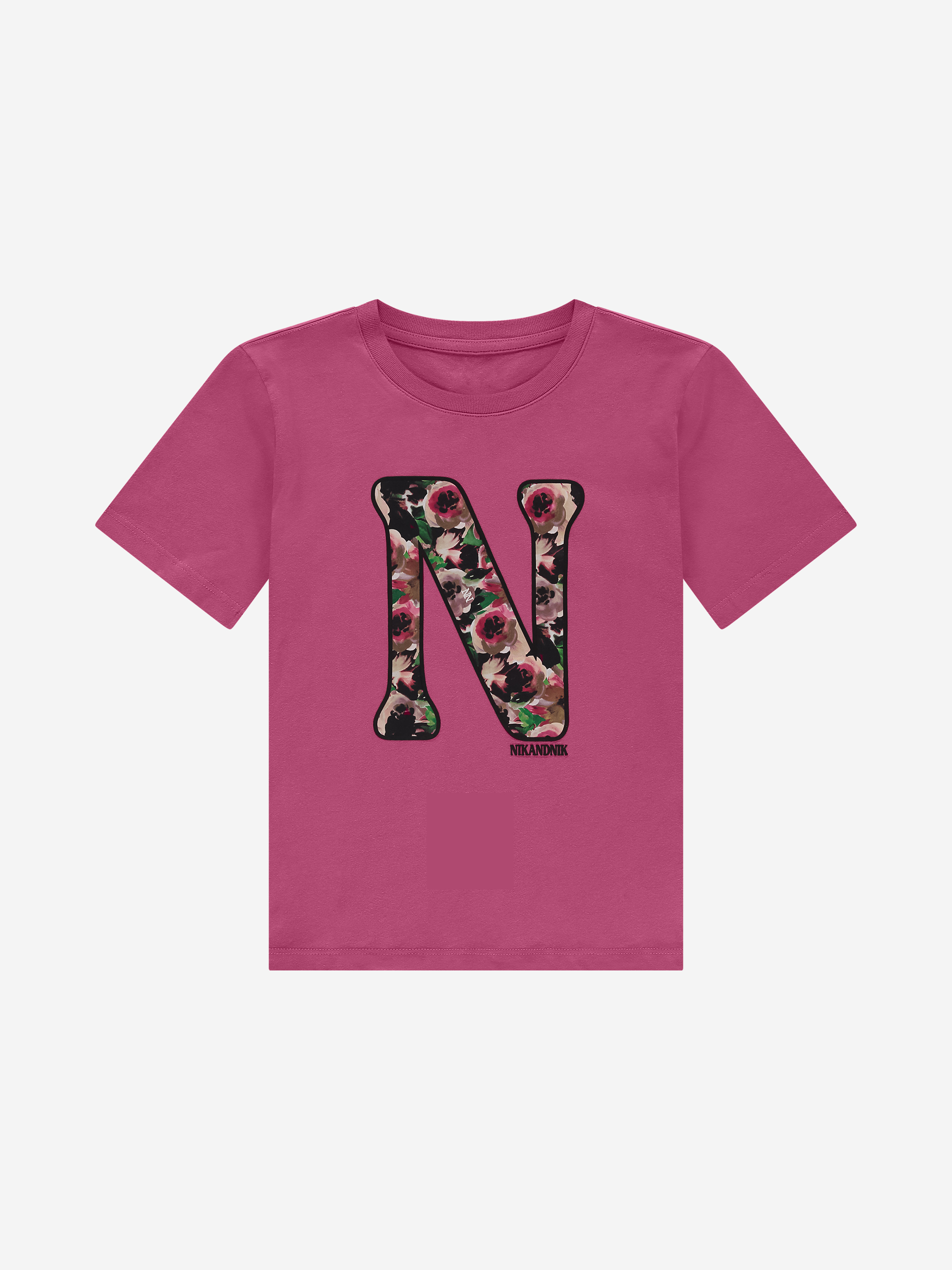T-shirt with floral print N logo