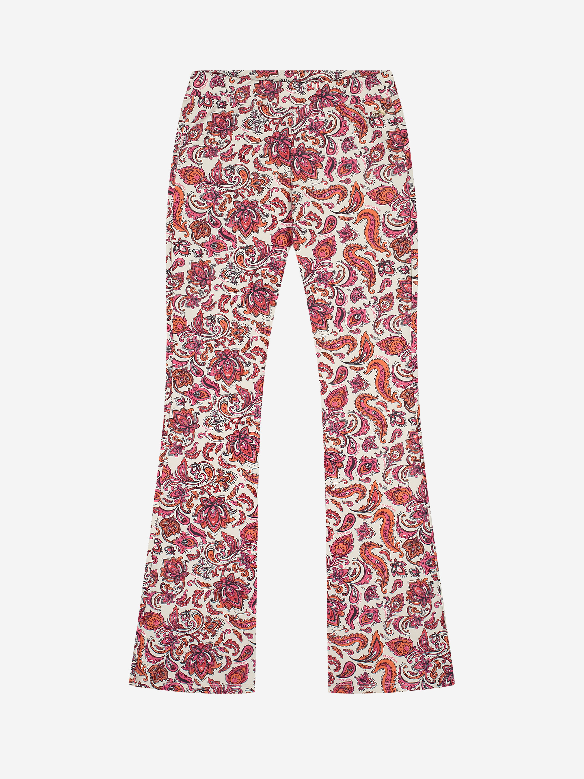 Flared broek met print