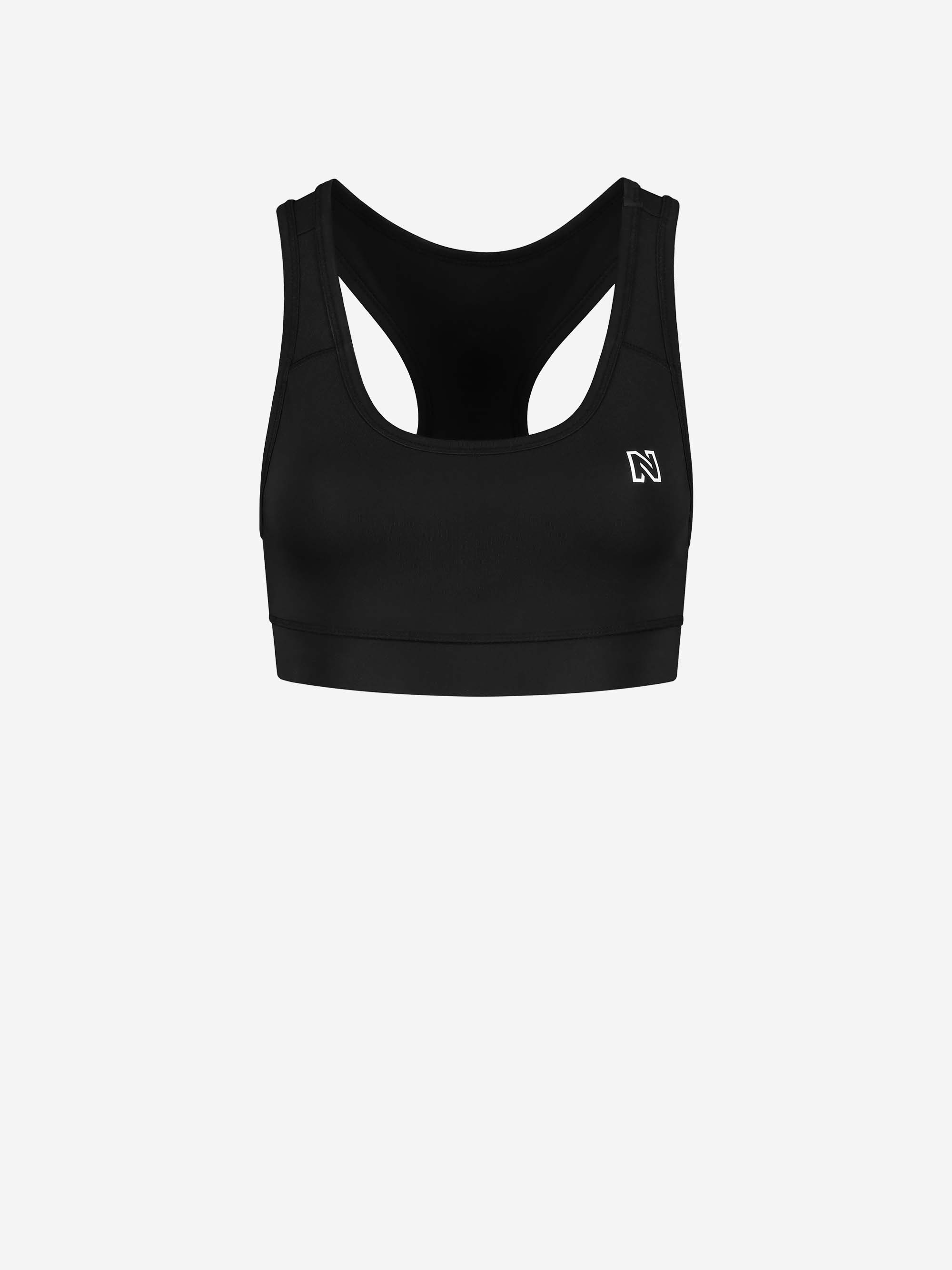 Sports bra with N logo