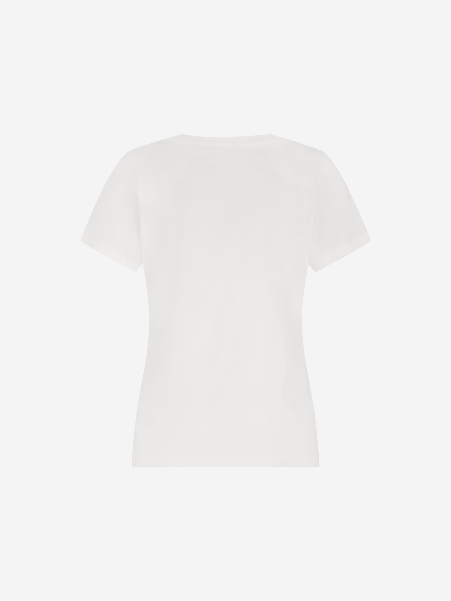 T-shirt with embroidered logo