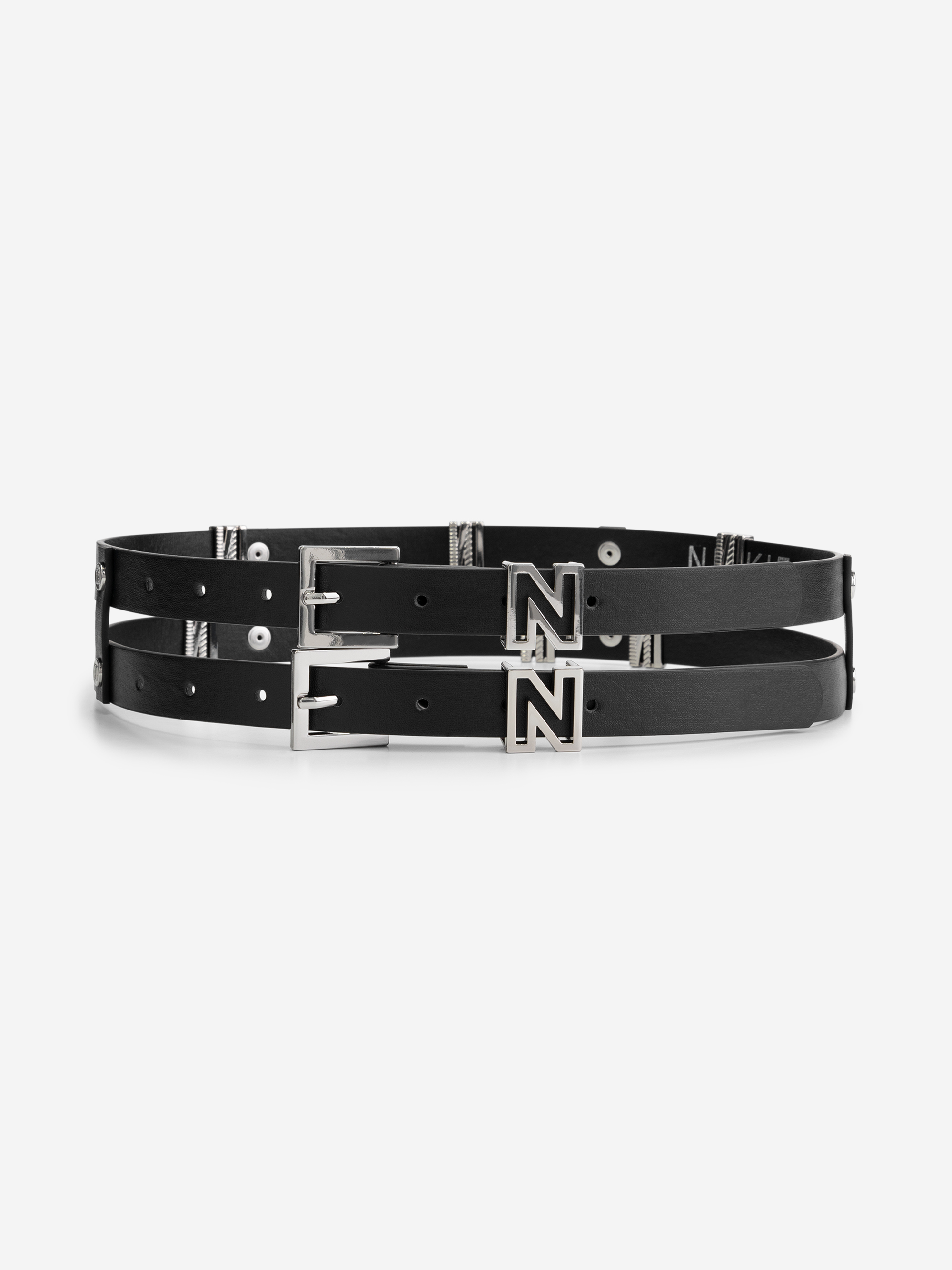 Double N Slider Waist Belt | S | N.9-216.23059075S