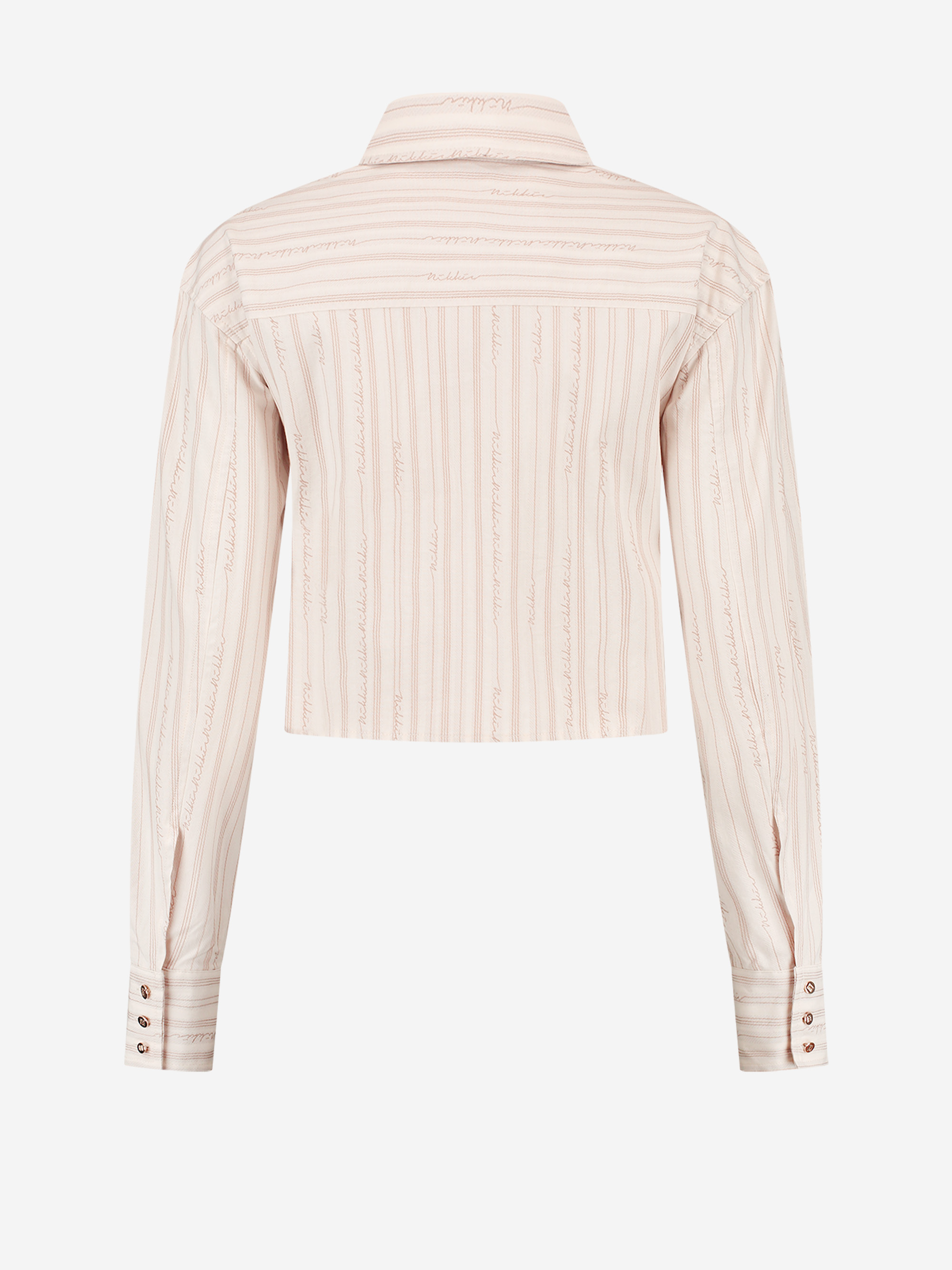 Blouse met logo patroon