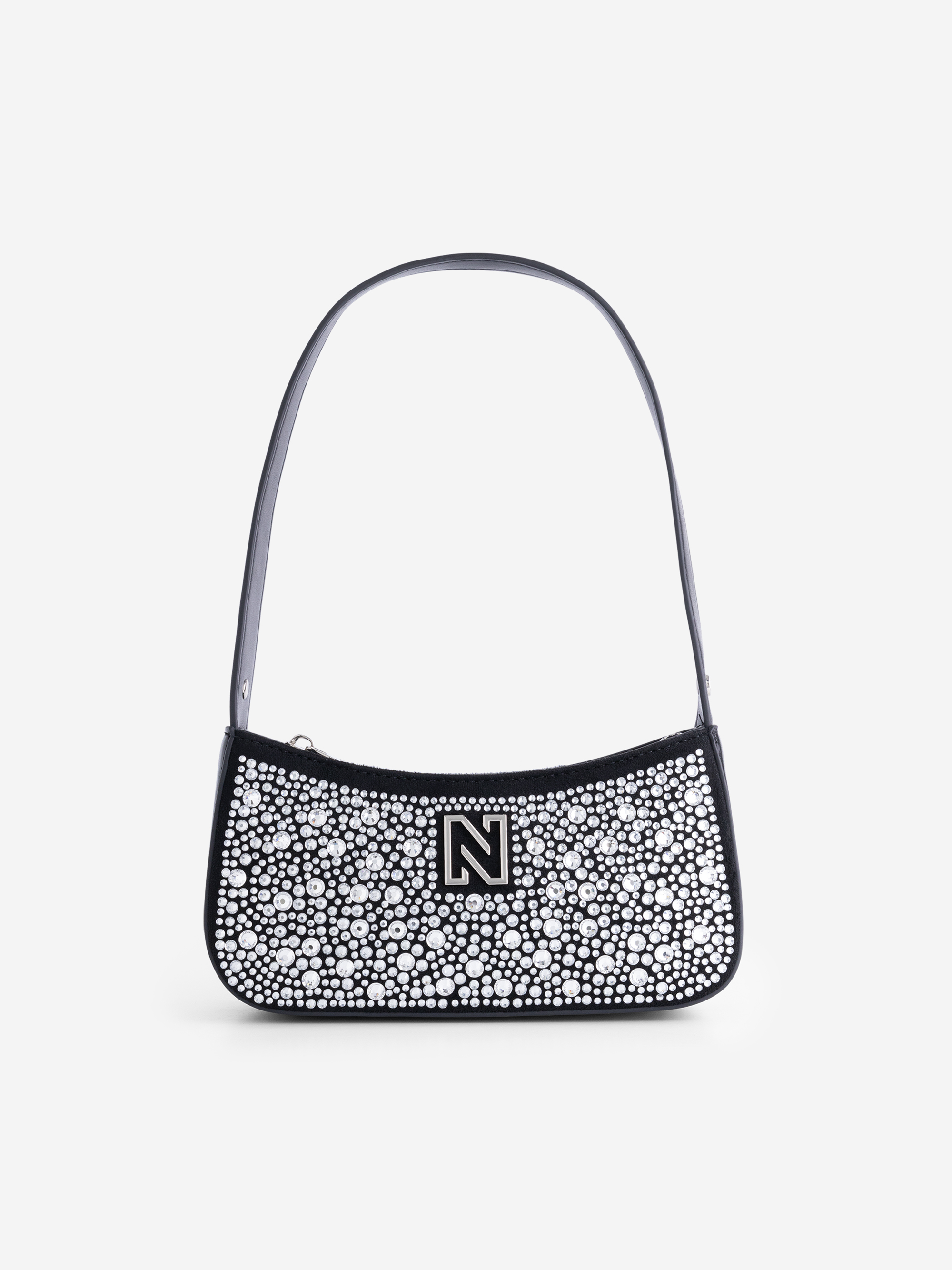 Shoulderbag with crystals