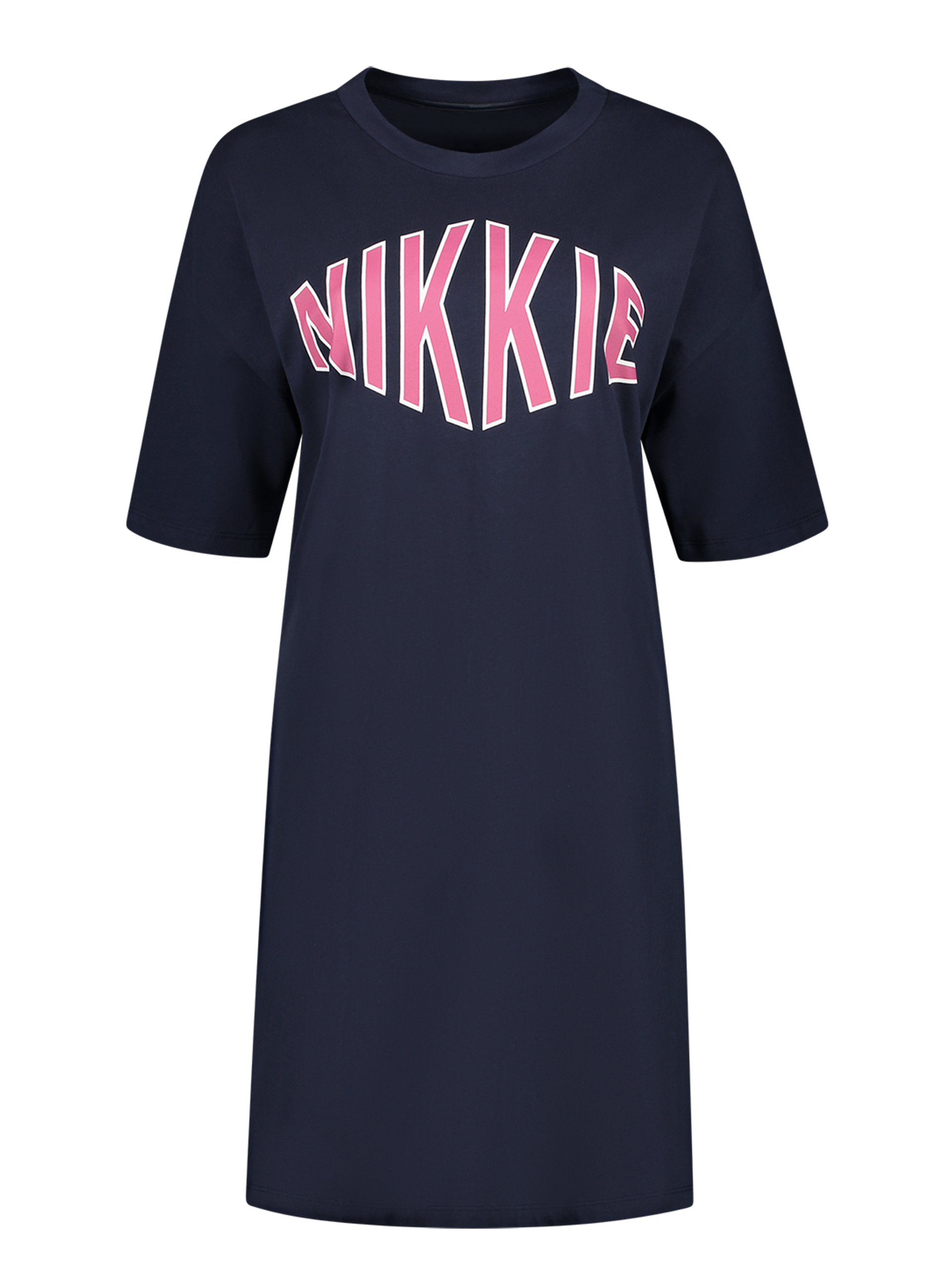 Oversized t-shirt jurk met logo