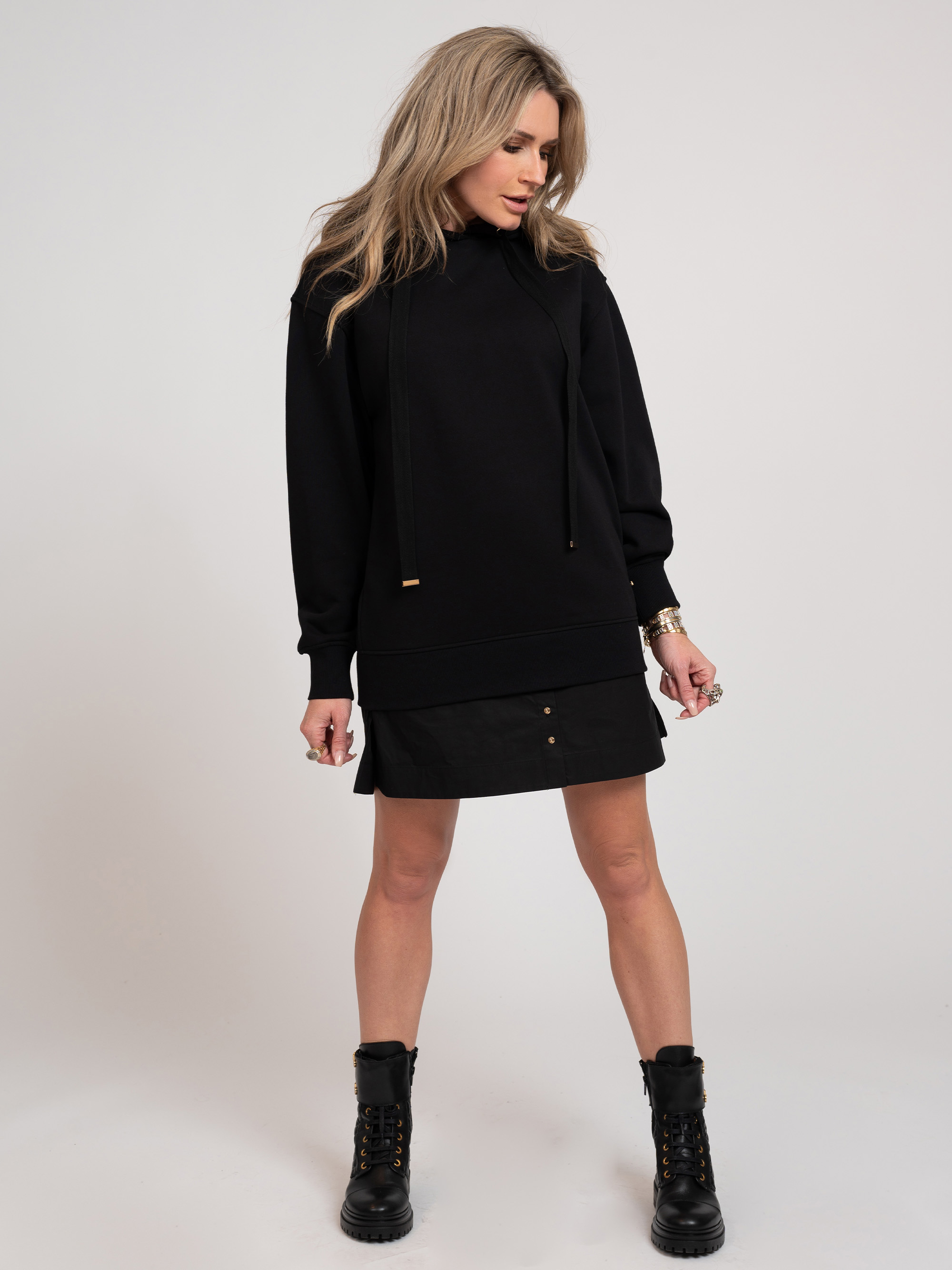 Sweatjurk met capuchon