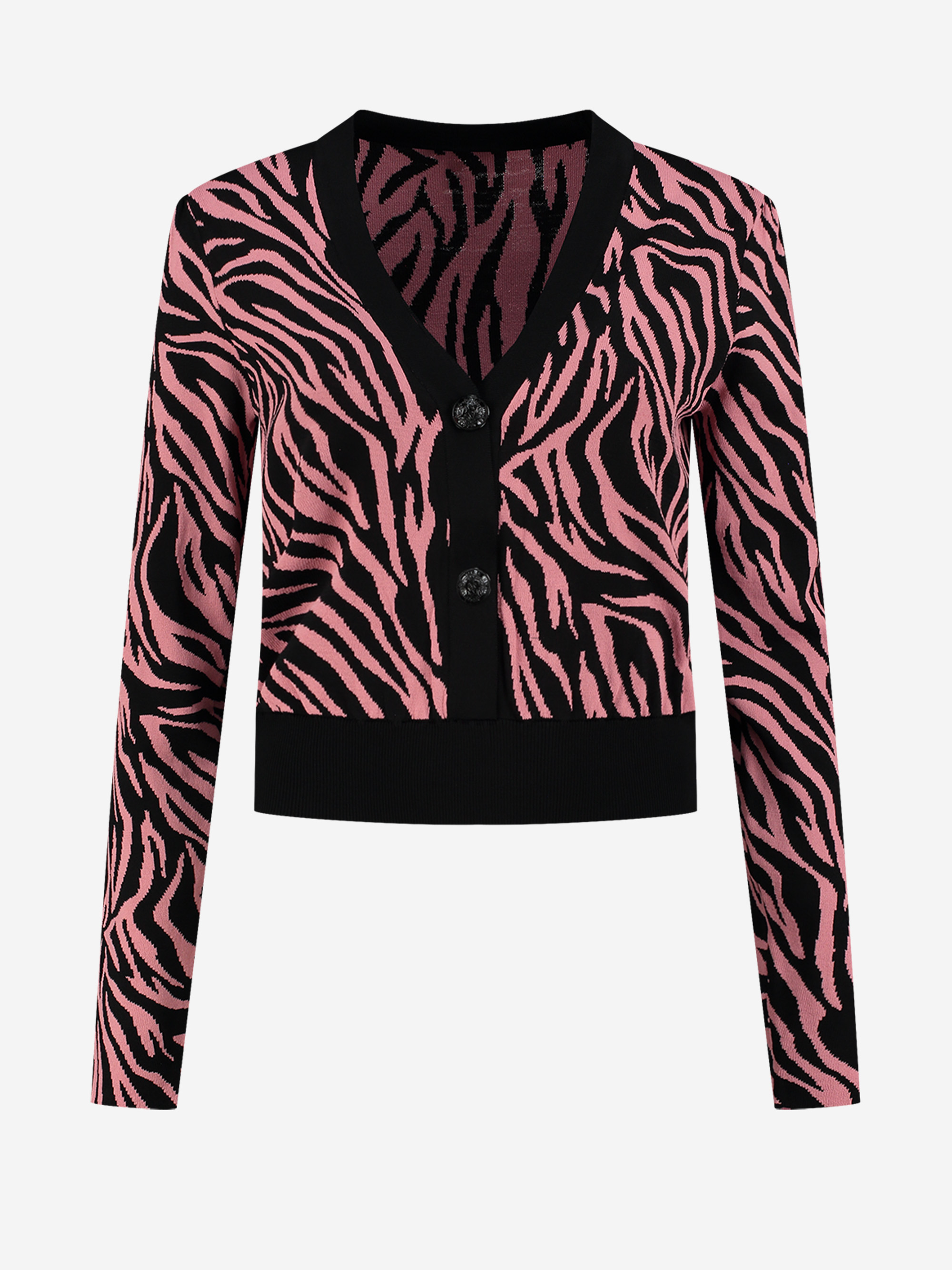 Top met Zebra print 