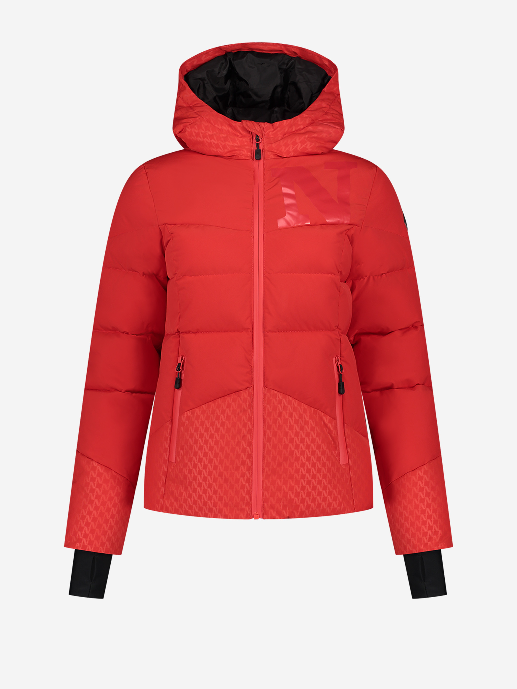 N logo ski jacket 