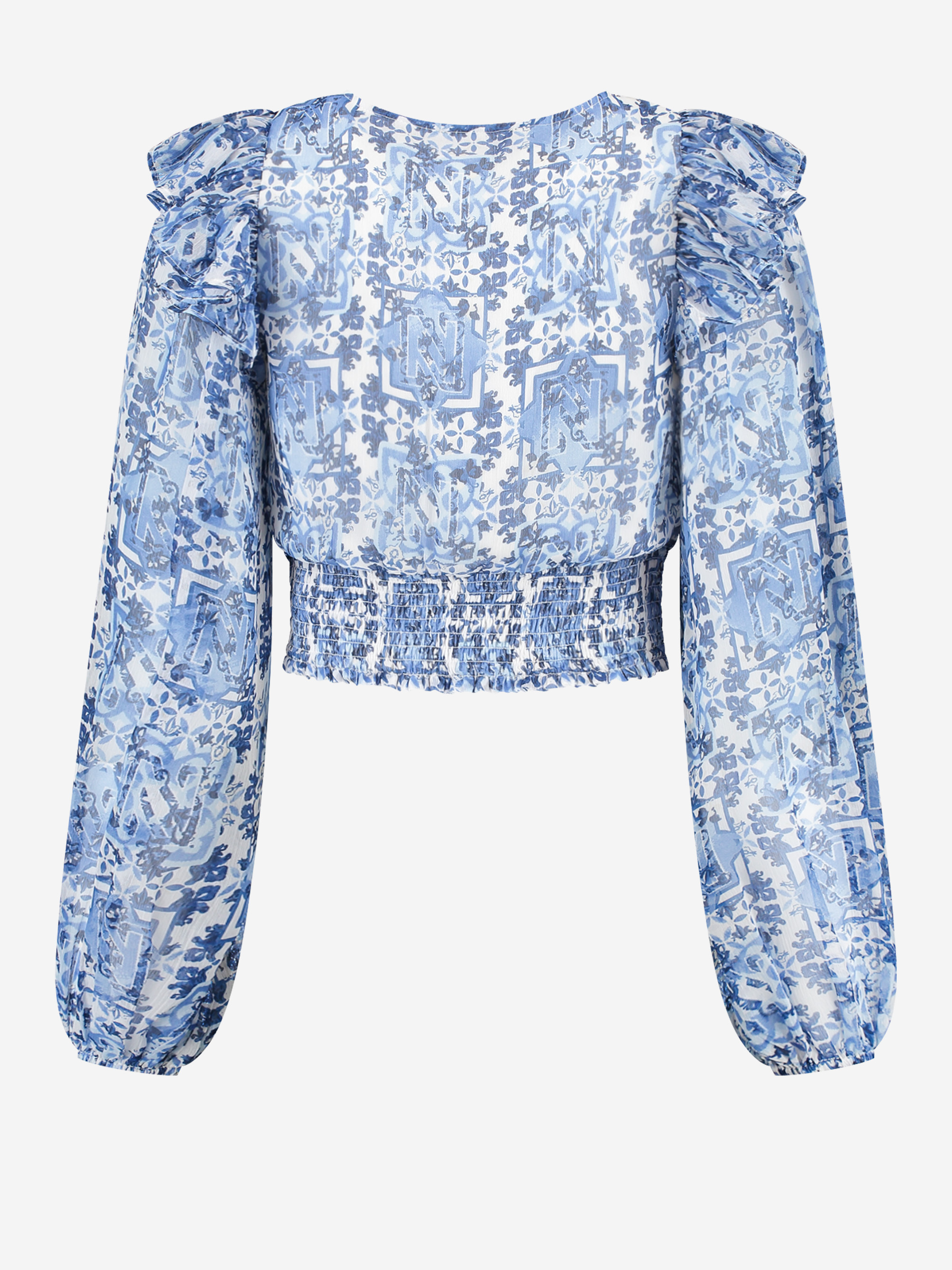 Top met print