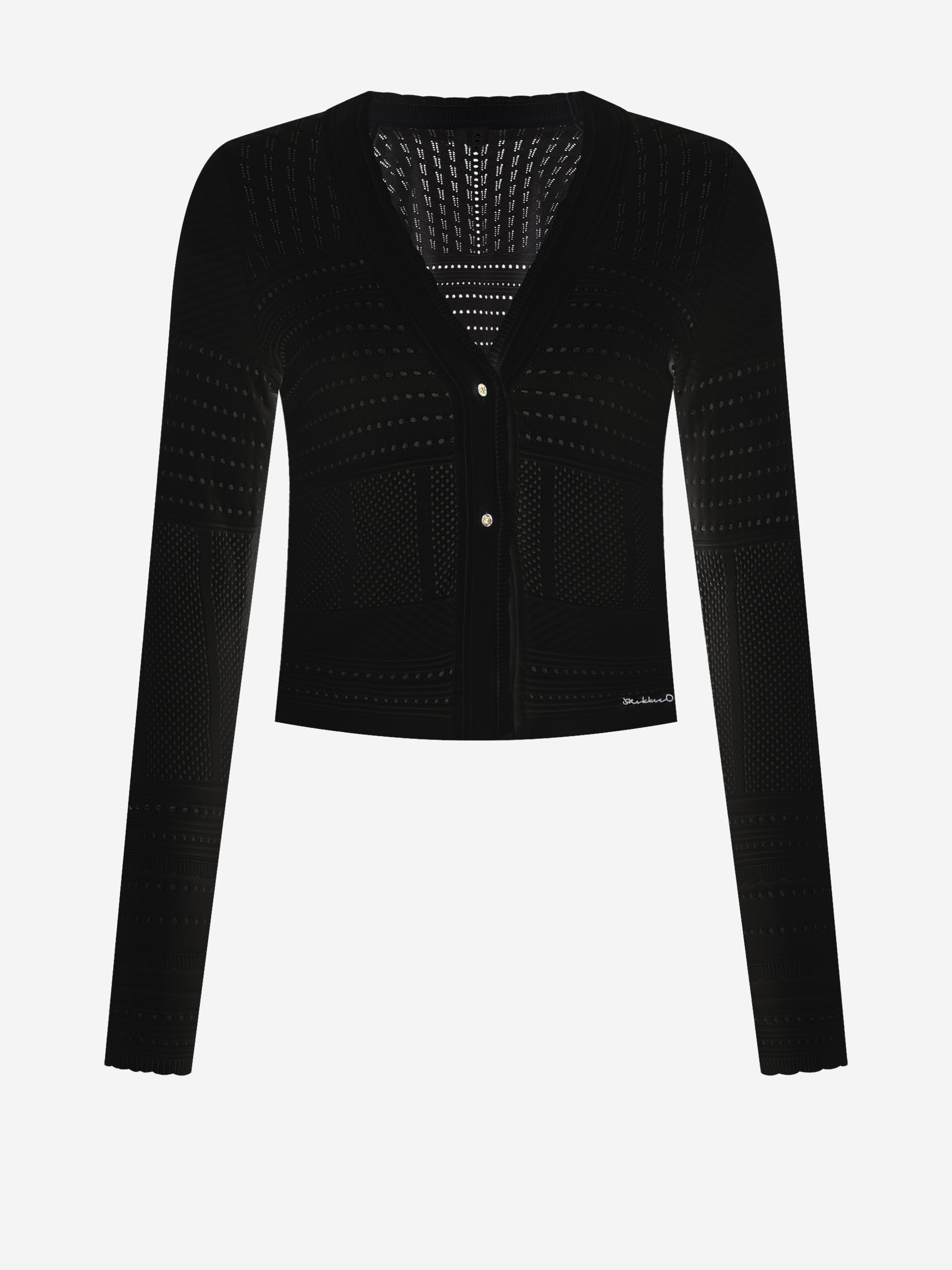 Ajour knitted cardigan