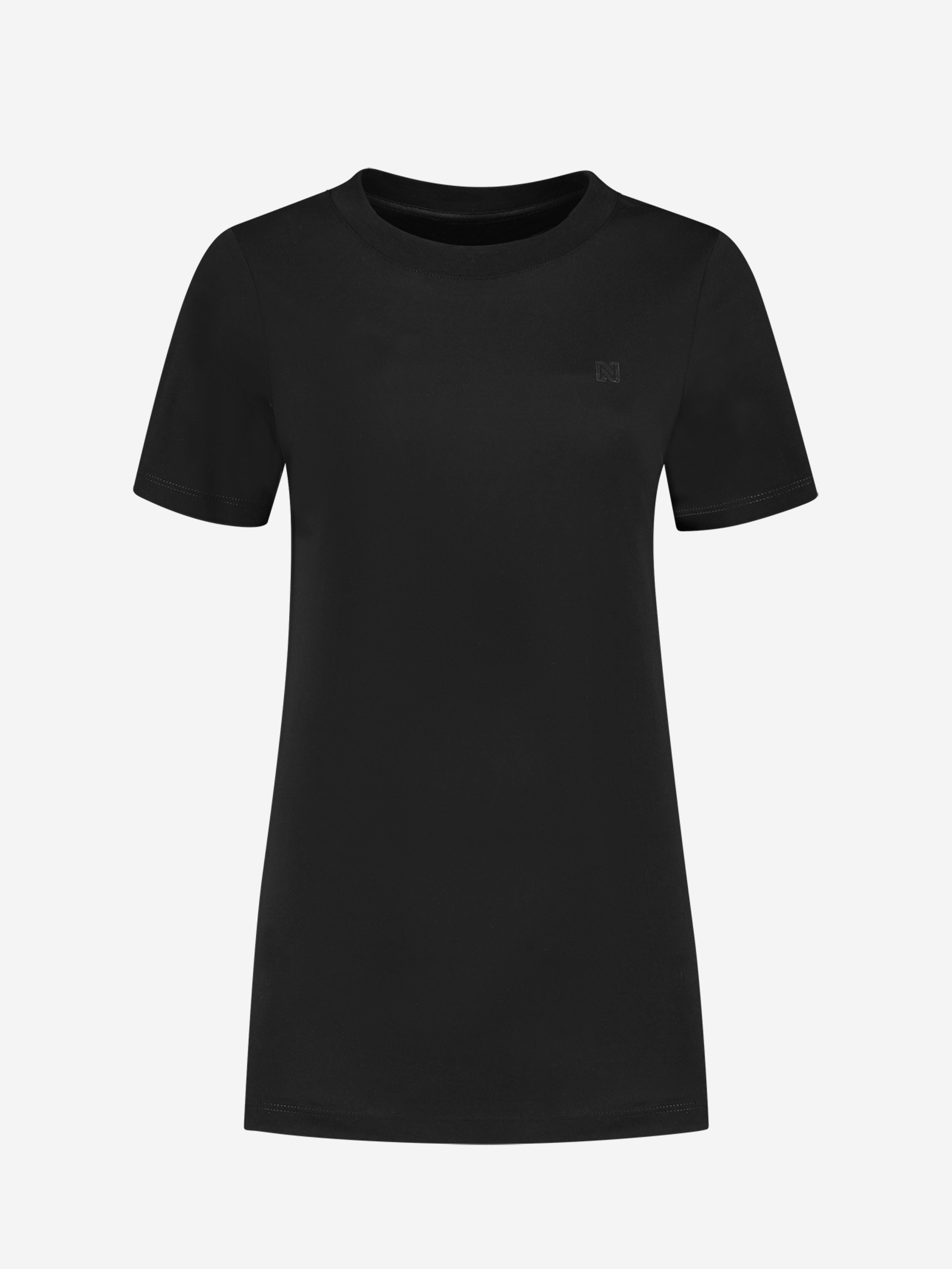 T-shirt met klein logo 