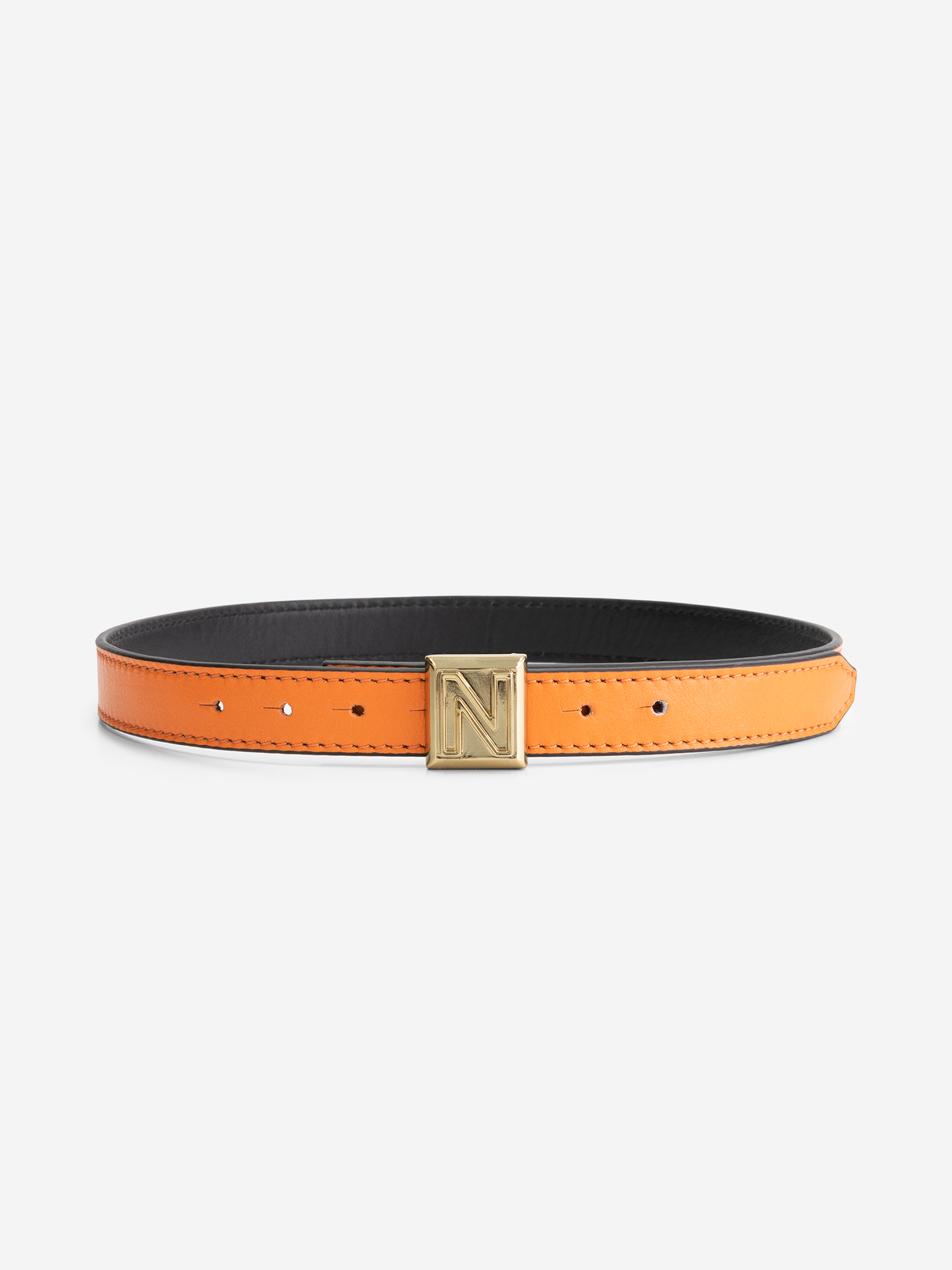 Two-sided leather Waist belt 