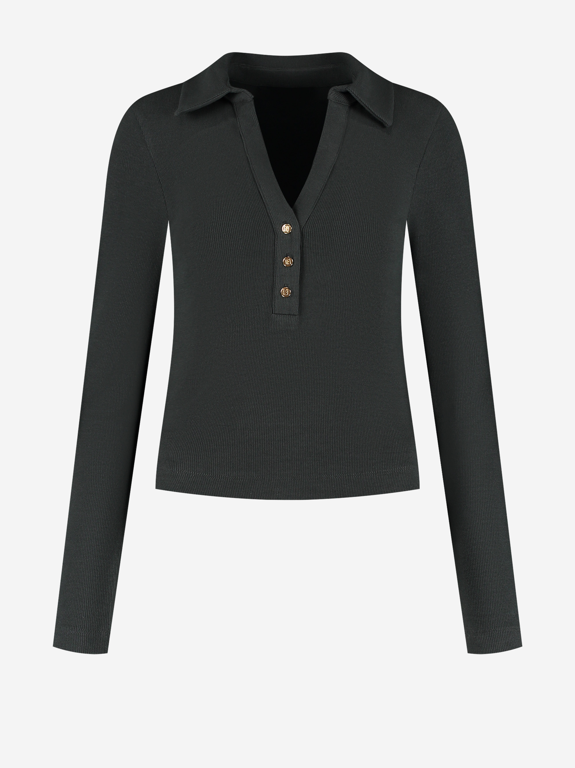 Rib Button Shirt