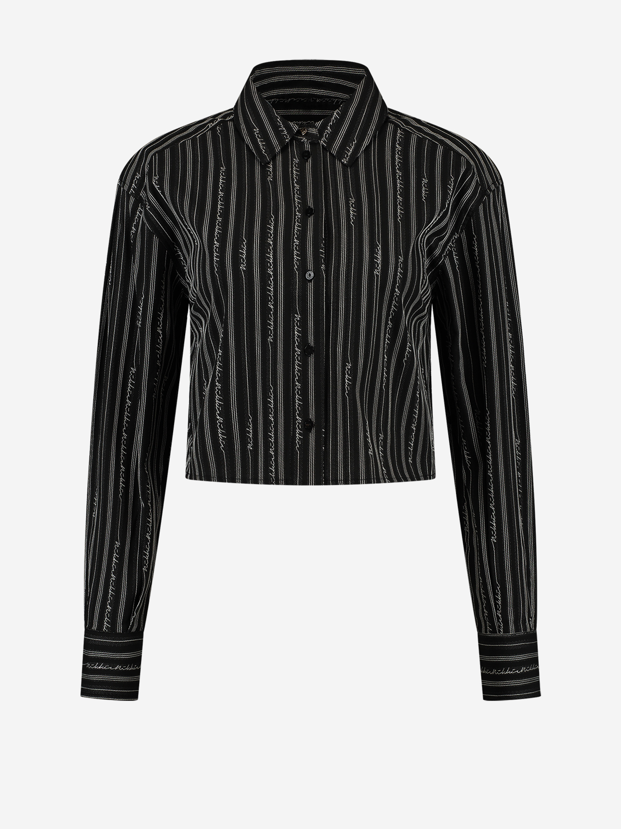 Blouse met logo patroon