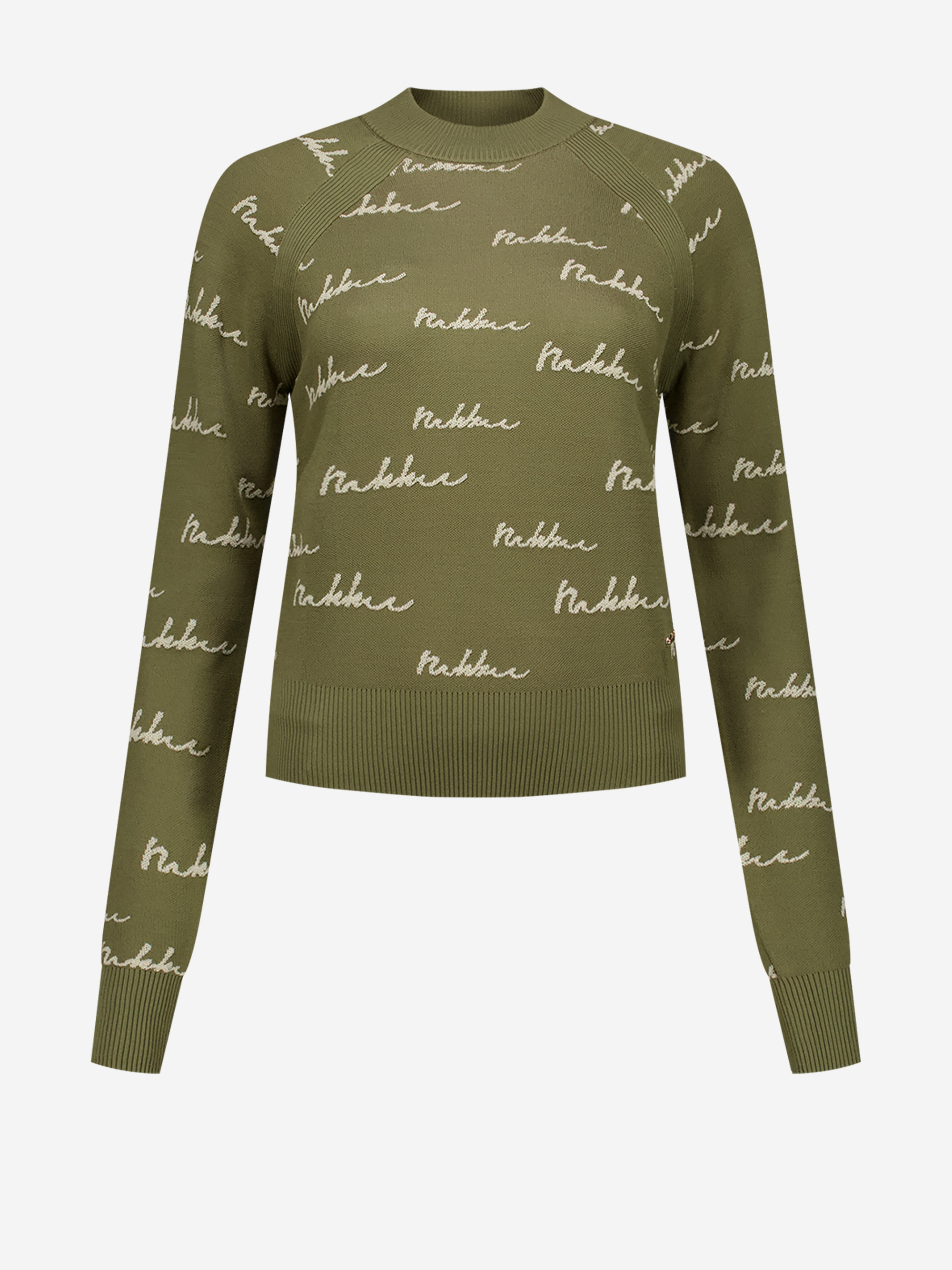 Sweater with logo pattern