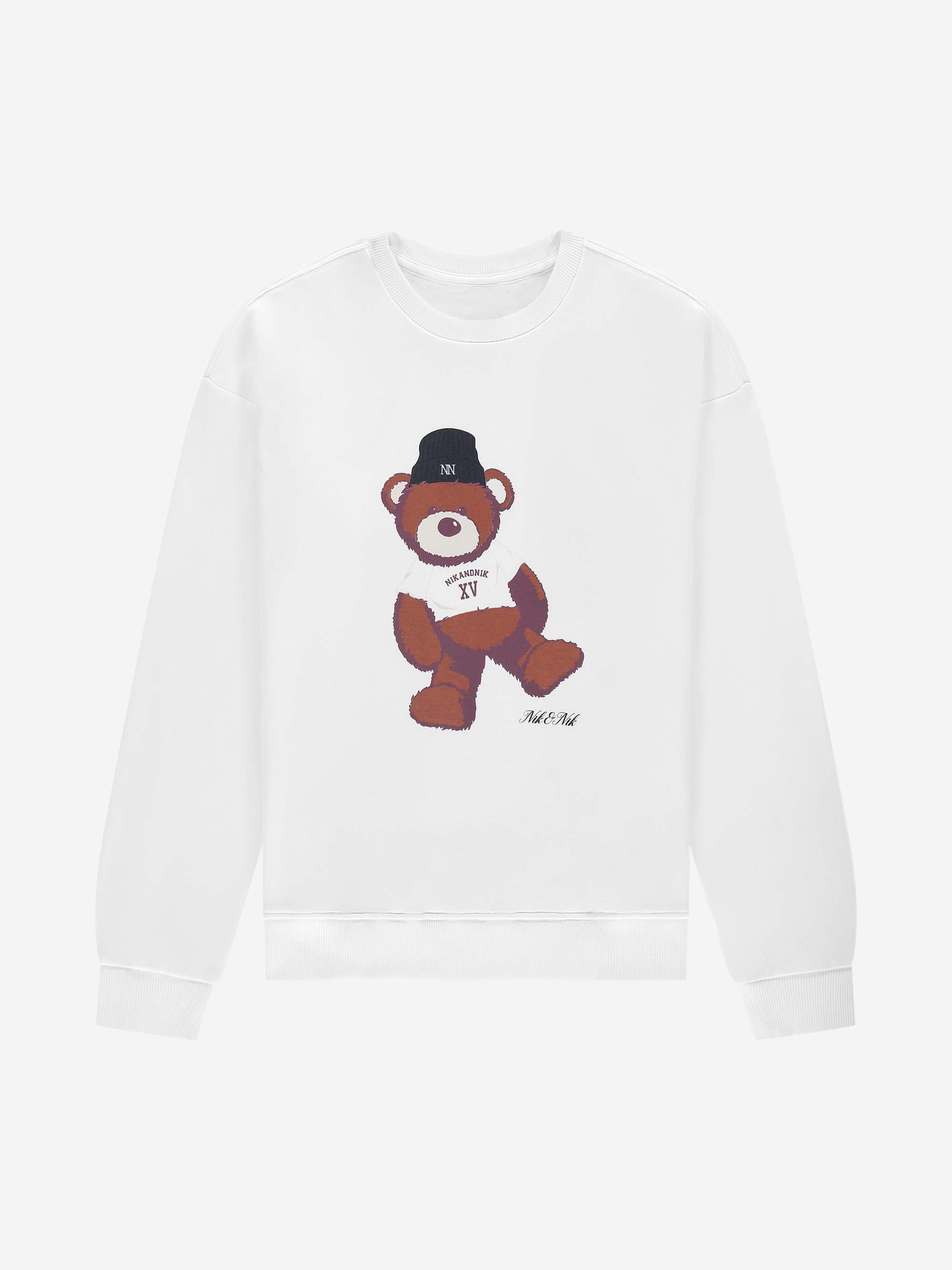 Sweater with a bear print
