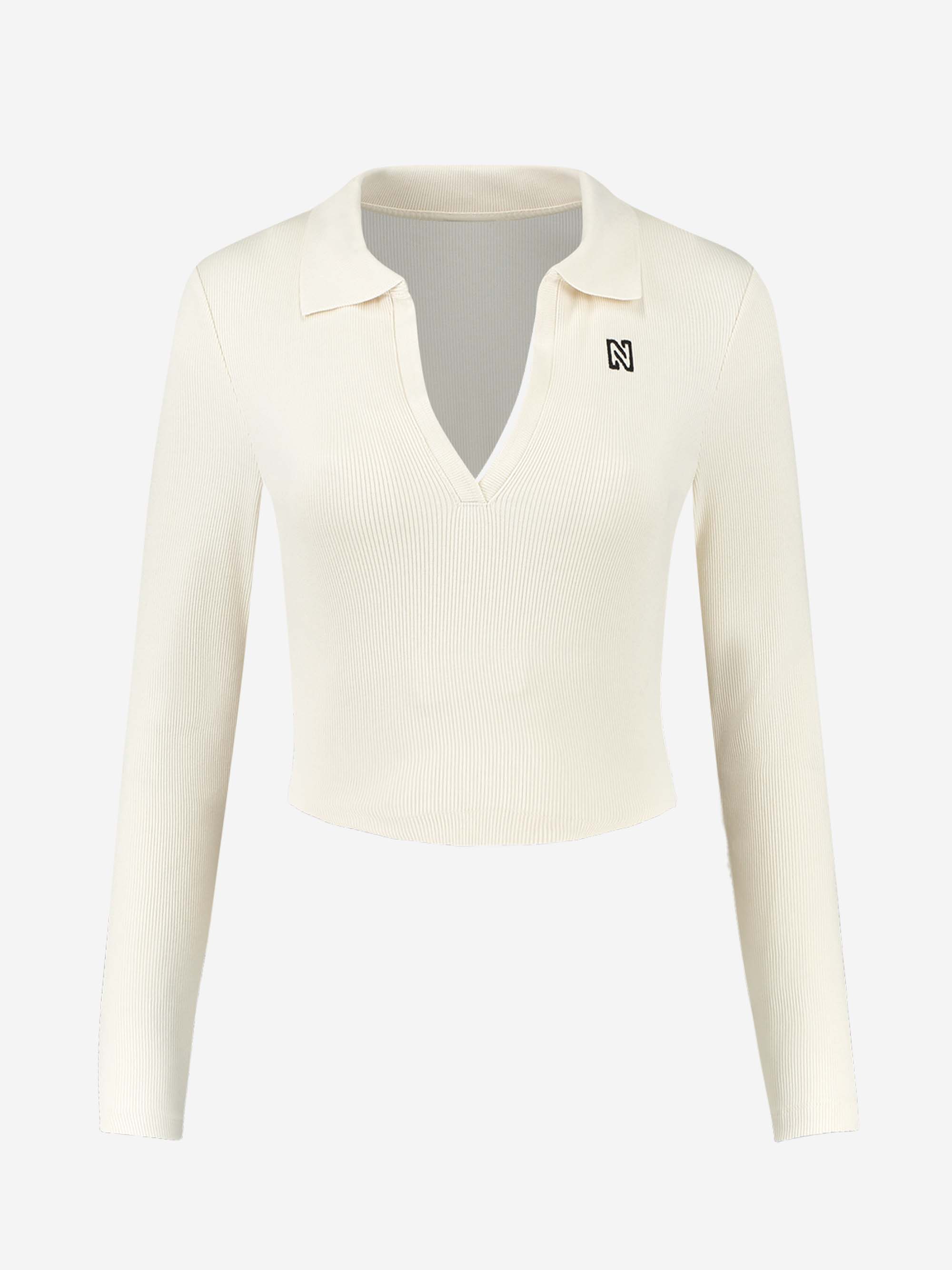 V-Neck Collar Top