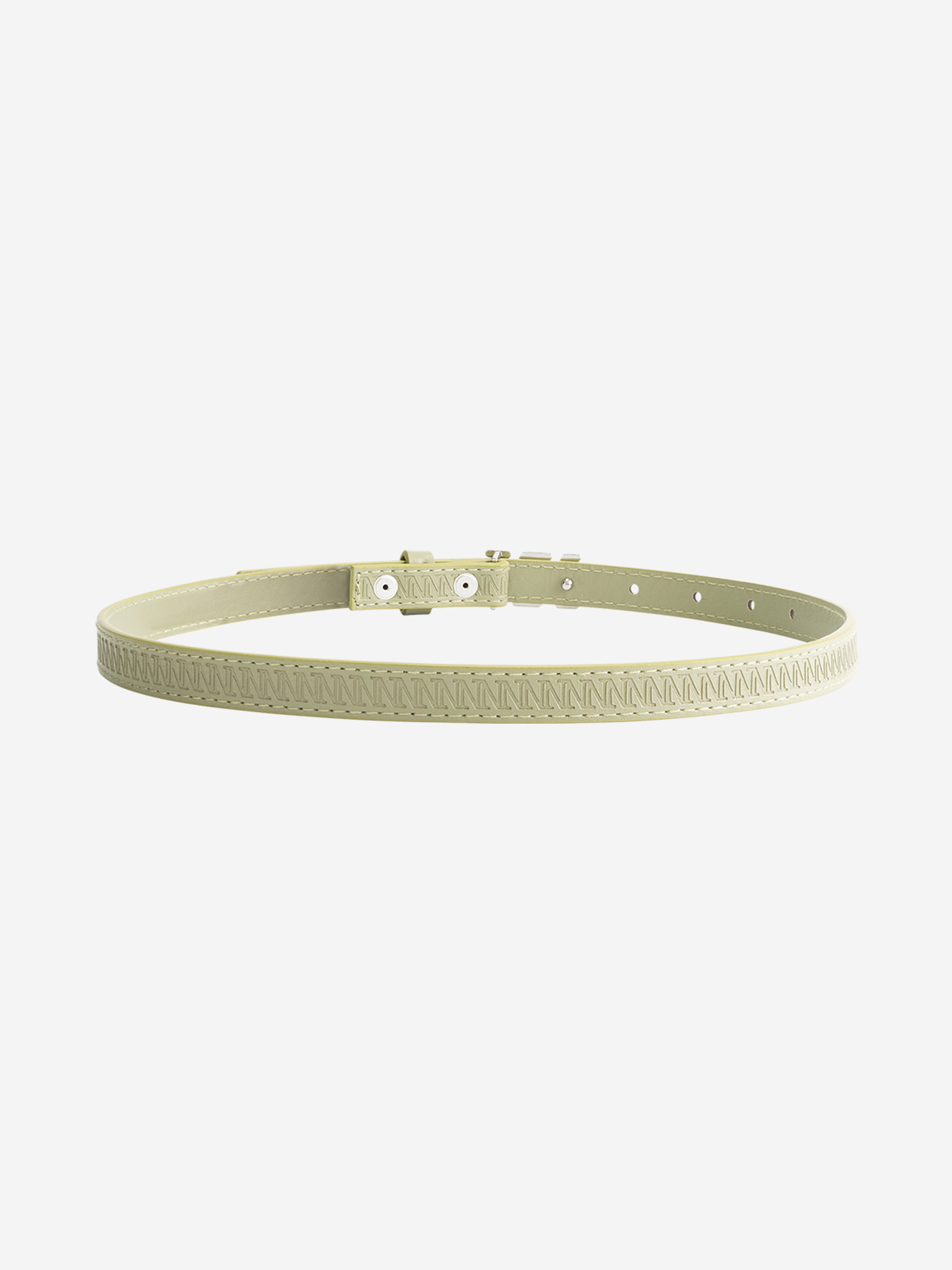 Waist belt with logo pattern