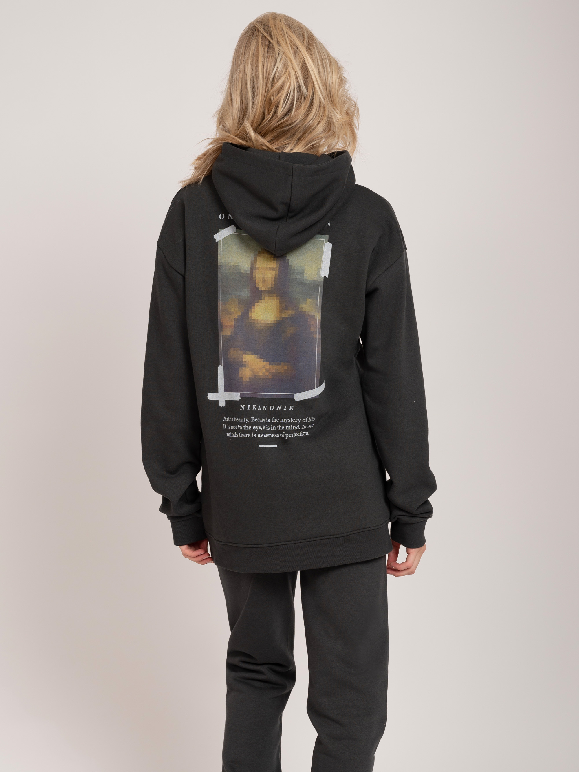 Oversized hoodie with graphic print