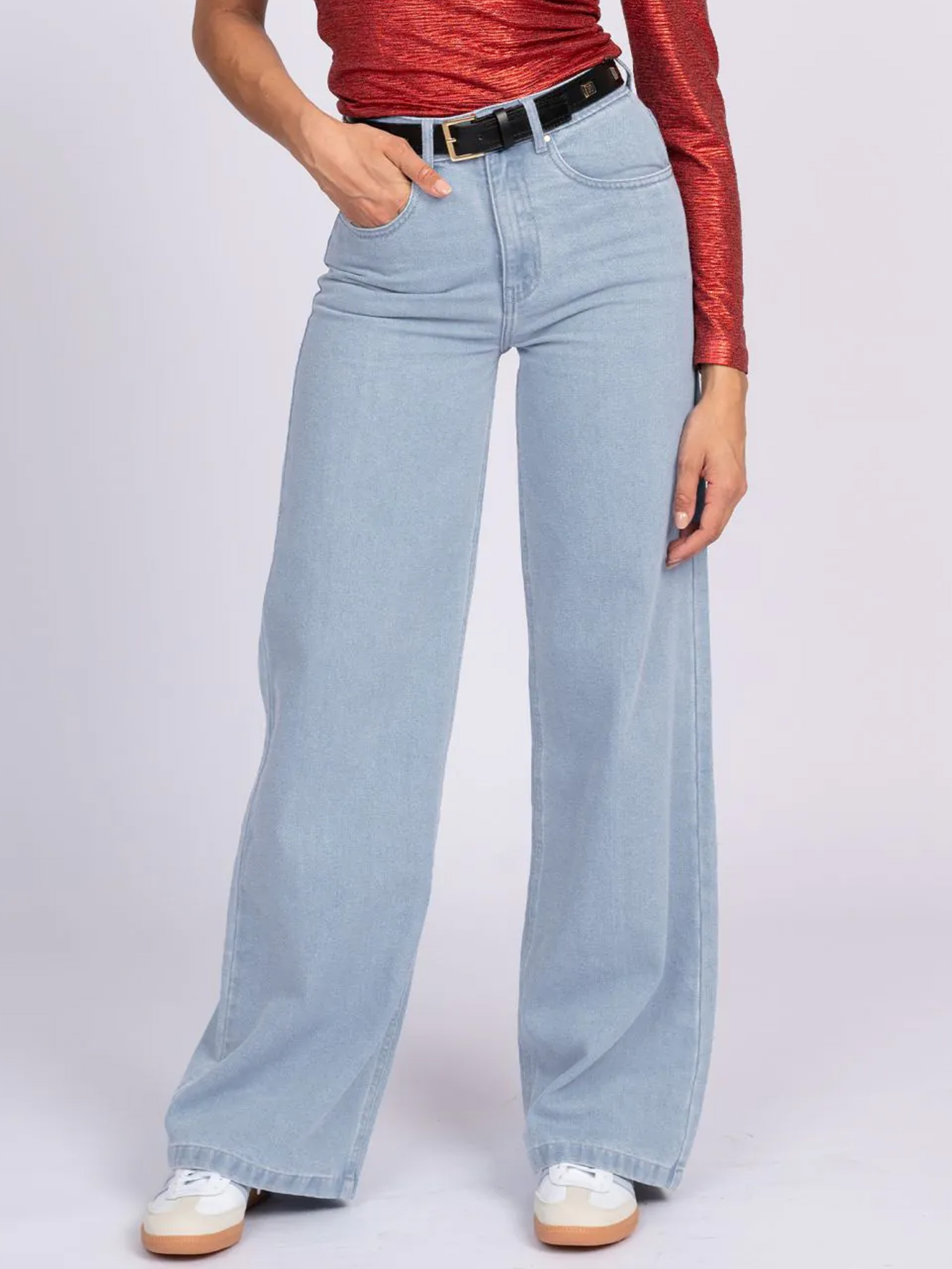 Jeans met wijde pijpen